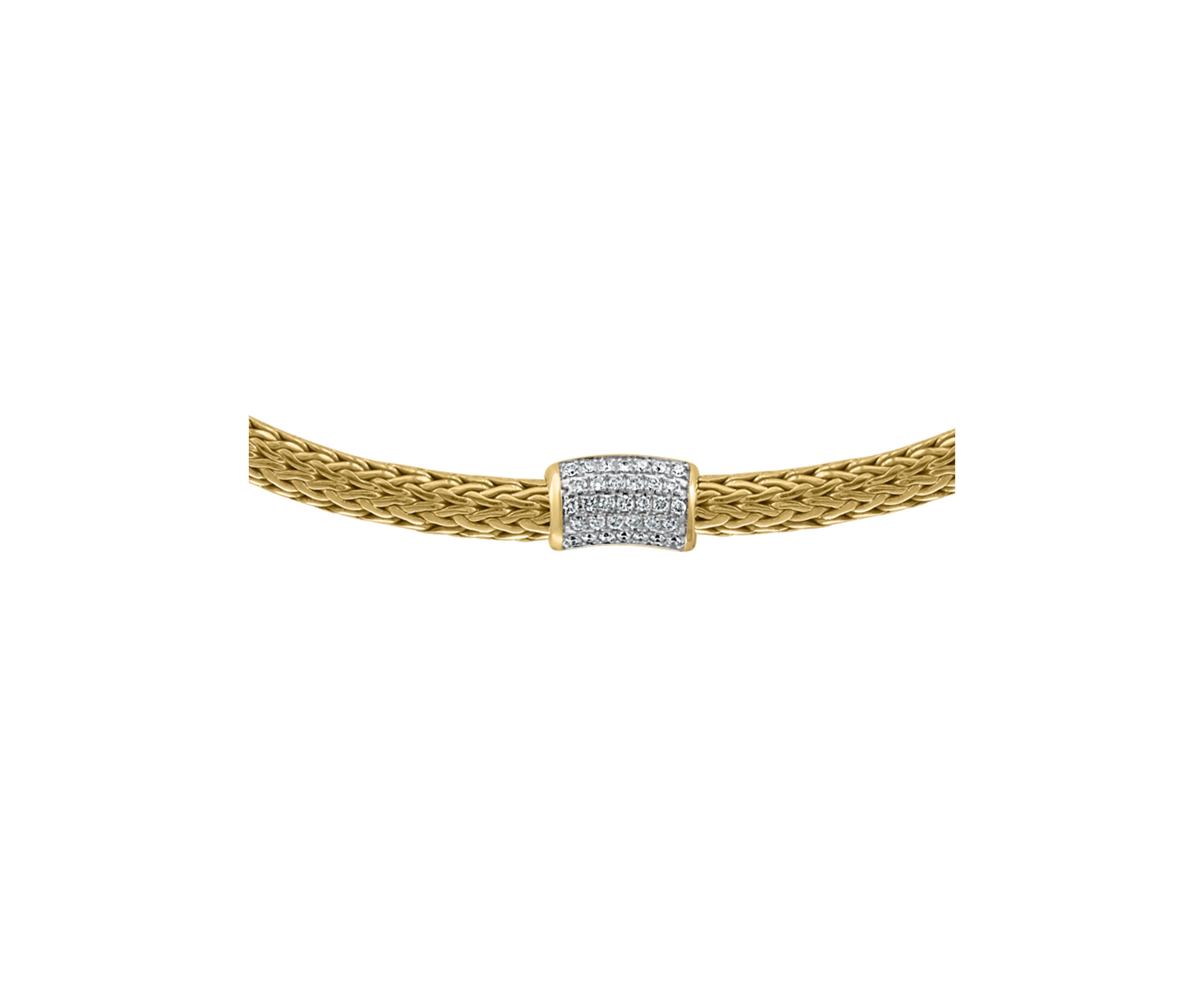 5/8 ct. t.w. Diamond Necklace in Gold Plated Sterling Silver