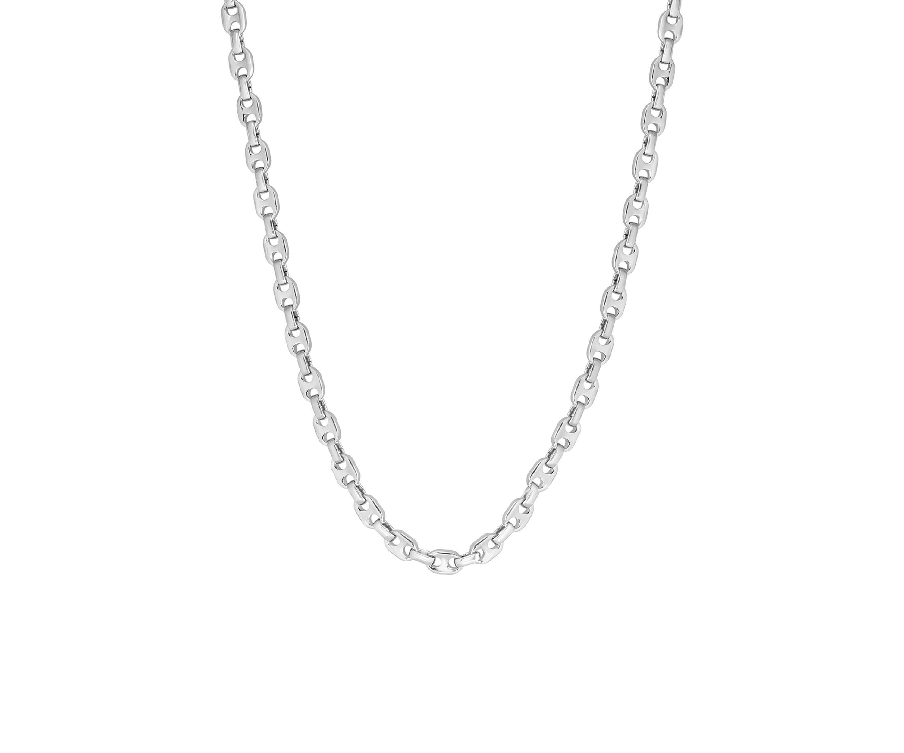Mens Mariner Chain Necklace in Sterling Silver