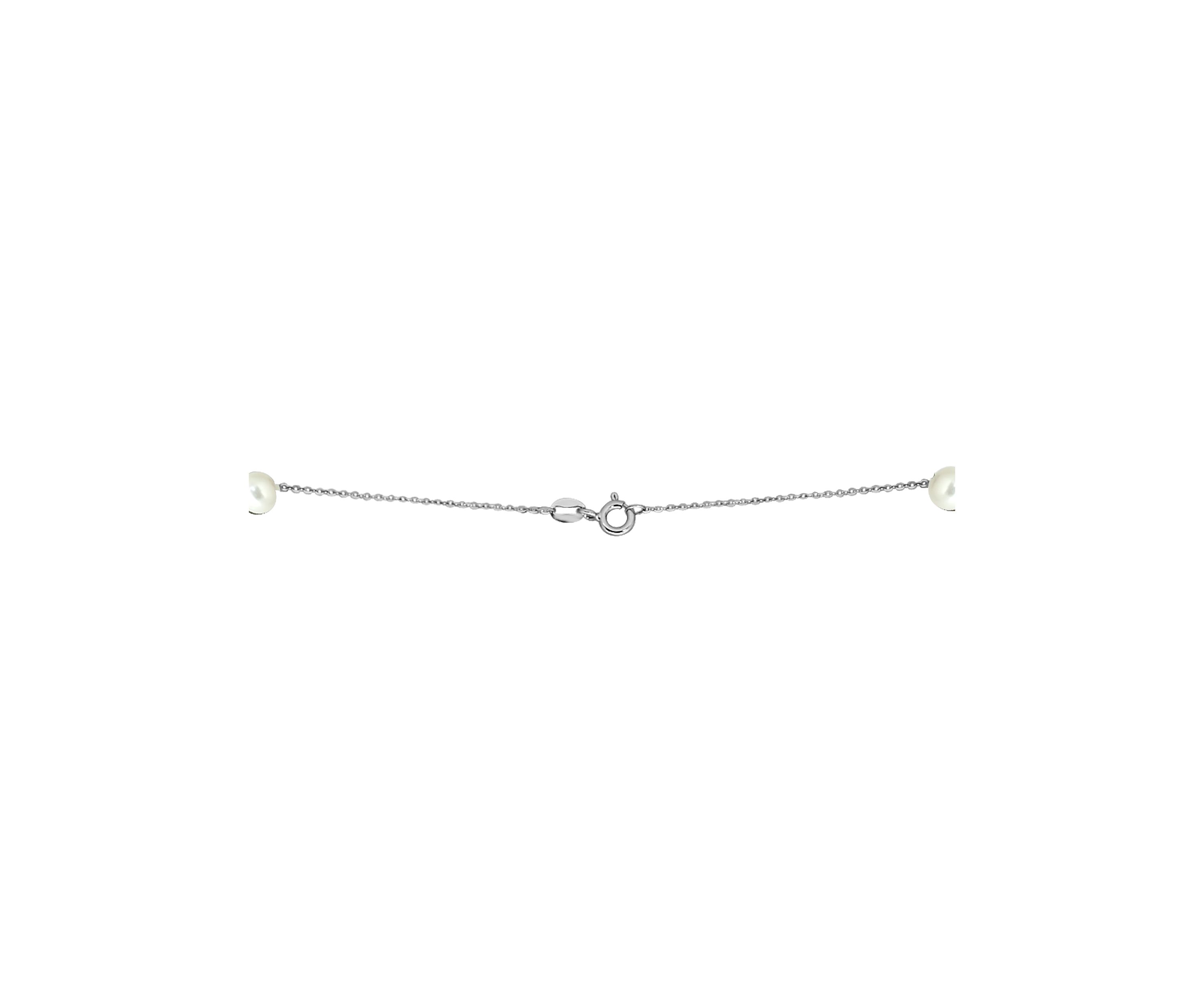 20" Freshwater Pearl Necklace in Sterling Silver