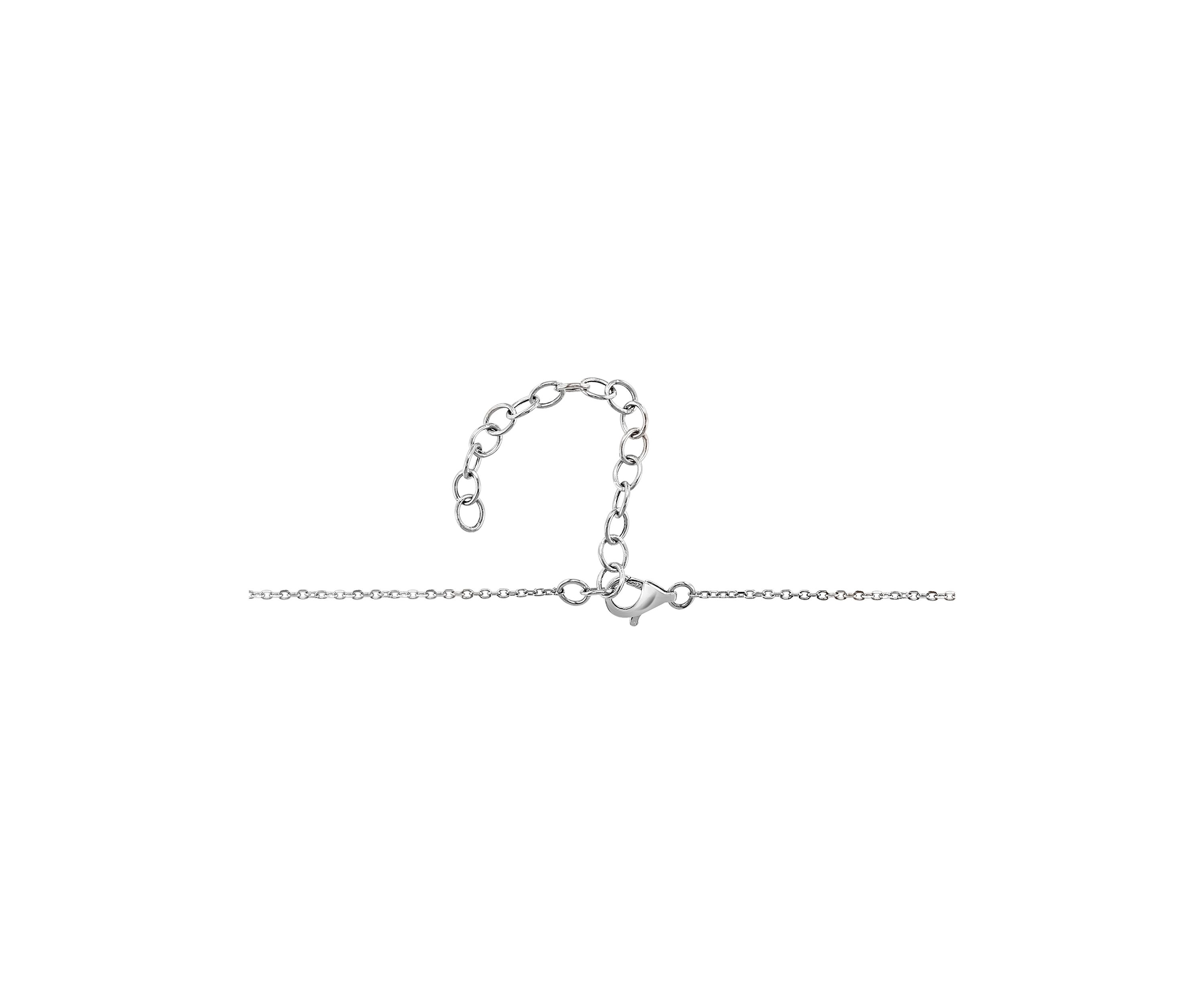 Sterling Silver Amethyst Heart Necklace