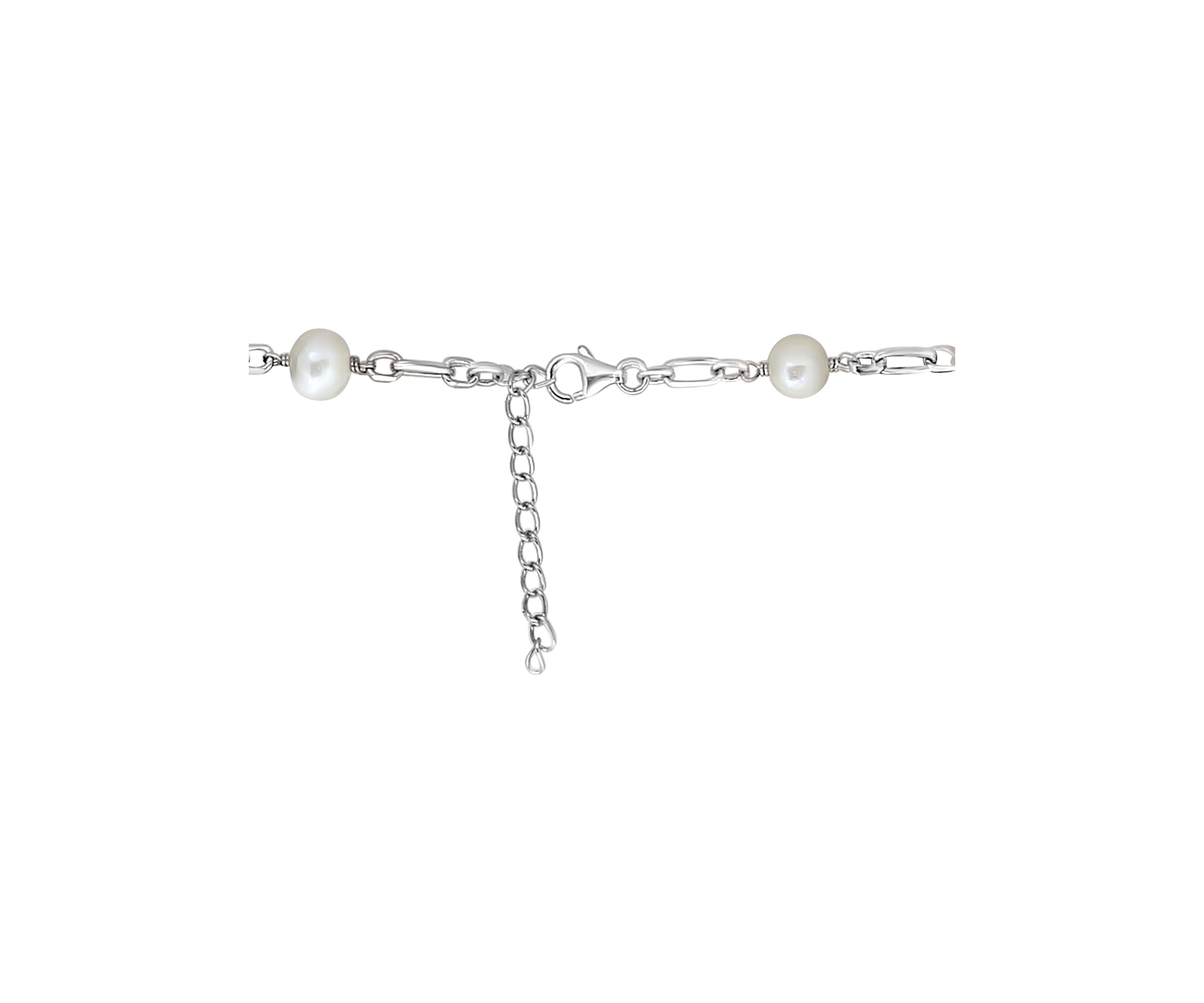 Sterling Silver Freshwater Pearl 20-22" Necklace