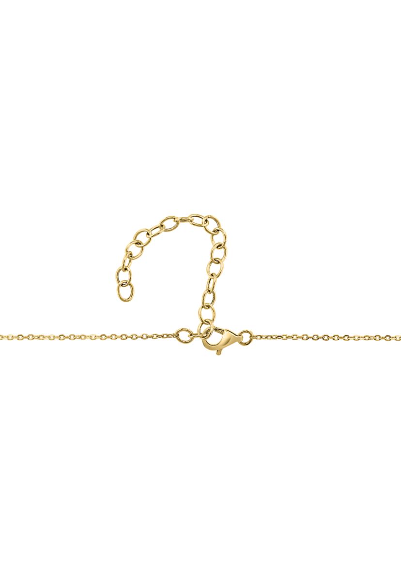 Onyx Beaded Necklace In 14K Yellow Gold 