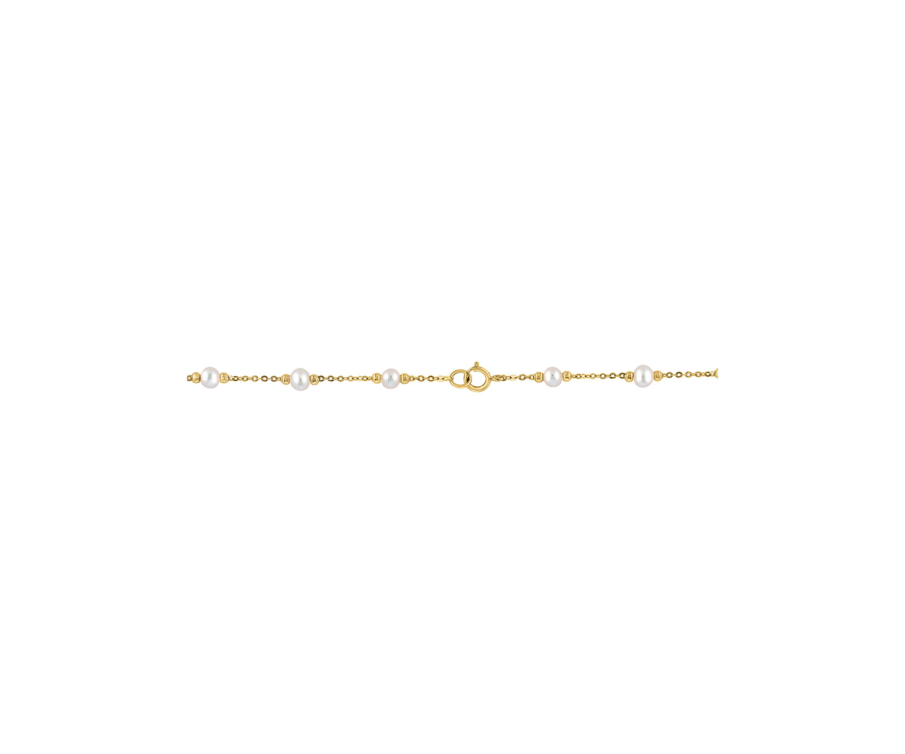 14K Yellow Gold Freshwater Pearl 56" Necklace