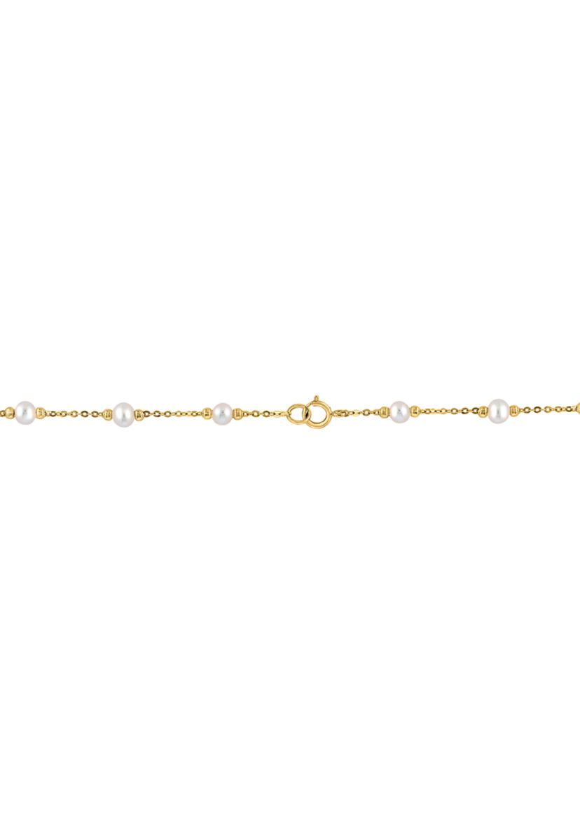 14K Yellow Gold Freshwater Pearl 56" Necklace
