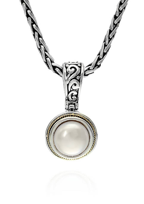 Effy® Round Freshwater Pearl Necklace in Sterling Silver