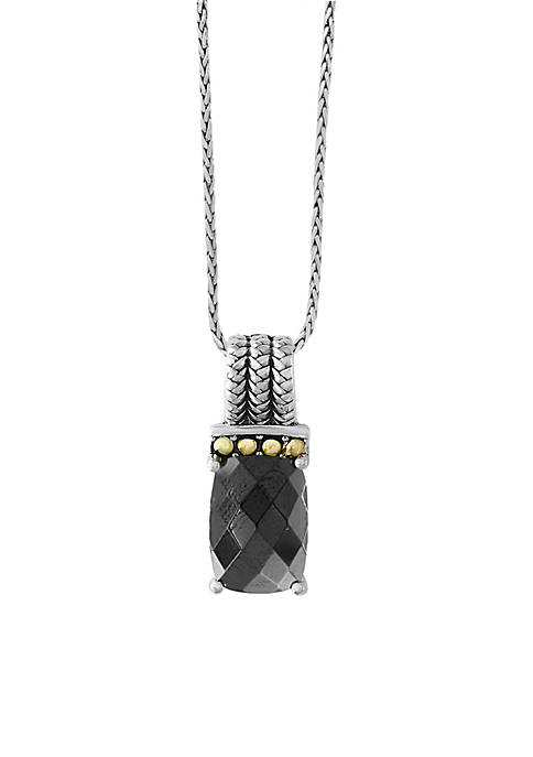 Effy® 18K Yellow Gold and Sterling Silver Hematite