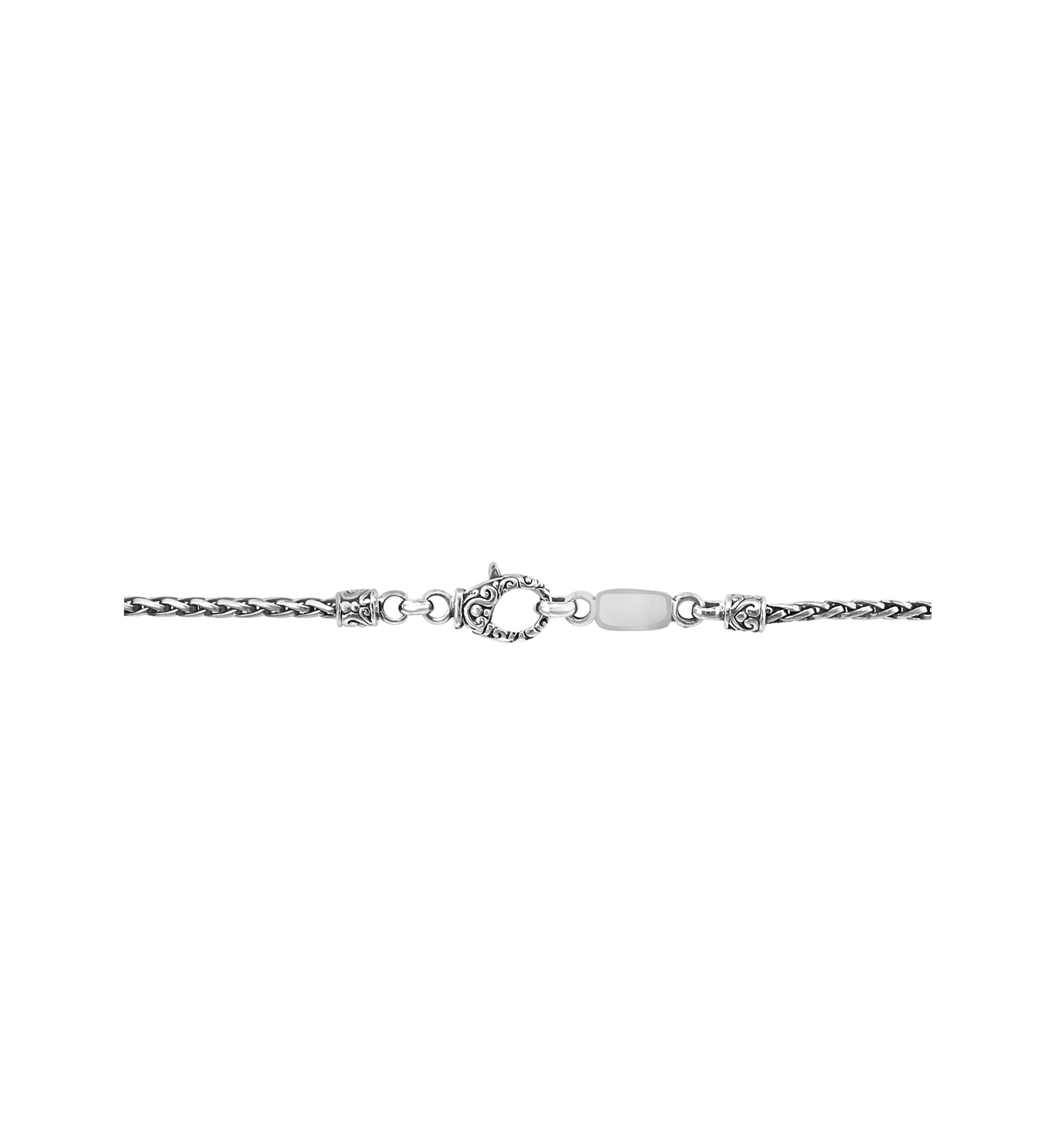 Sterling Silver Amethyst, Blue Topaz, Citrine, and Garnet Pendant Necklace