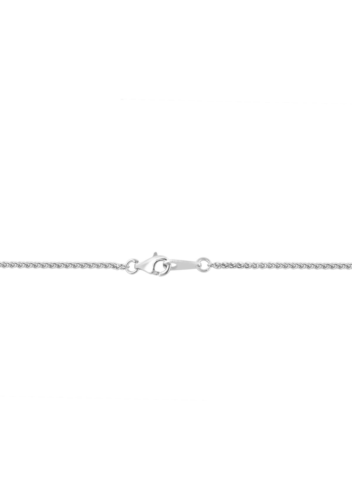 Multi Color Sapphire Cocktail Pendant Necklace in 18K Yellow Gold Over Sterling Silver