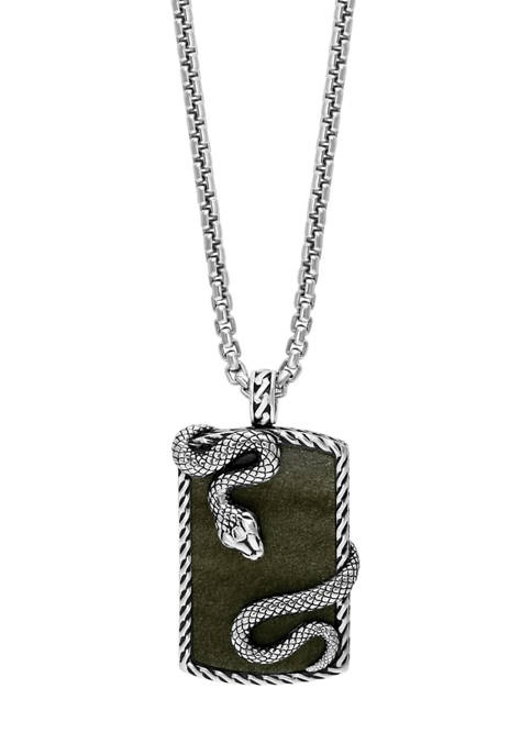 Effy® 13 ct. t.w. Obsidian Pendant Necklace in