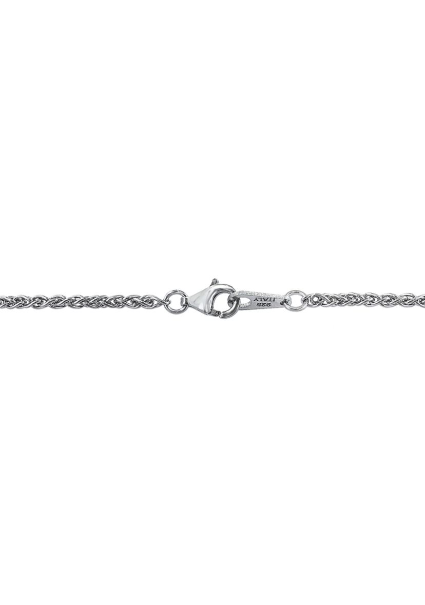 Sterling Silver Citrine Cross Pendant Necklace