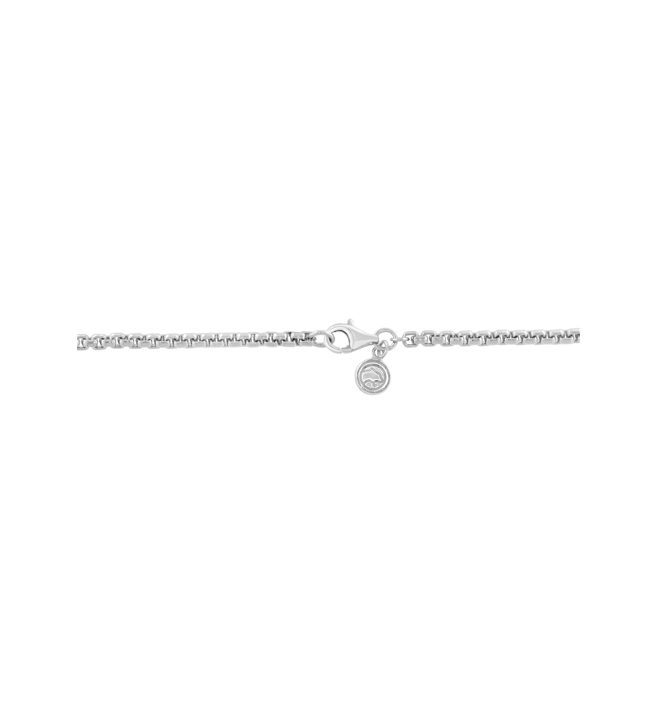 Sterling Silver White Zircon Cross Necklace 