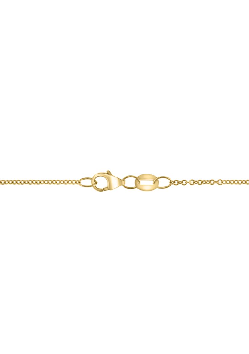 1/6 ct. t.w. Diamond and Freshwater Pearl Pendant Necklace in 14K Yellow Gold