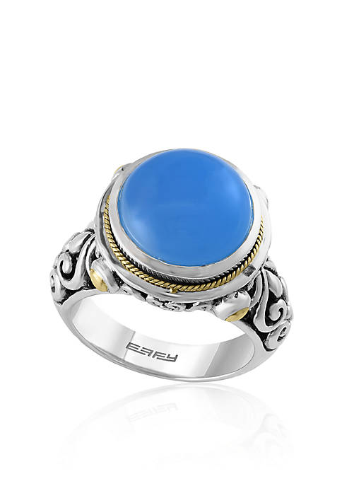 Effy® Round Chalcedony Ring in Sterling Silver
