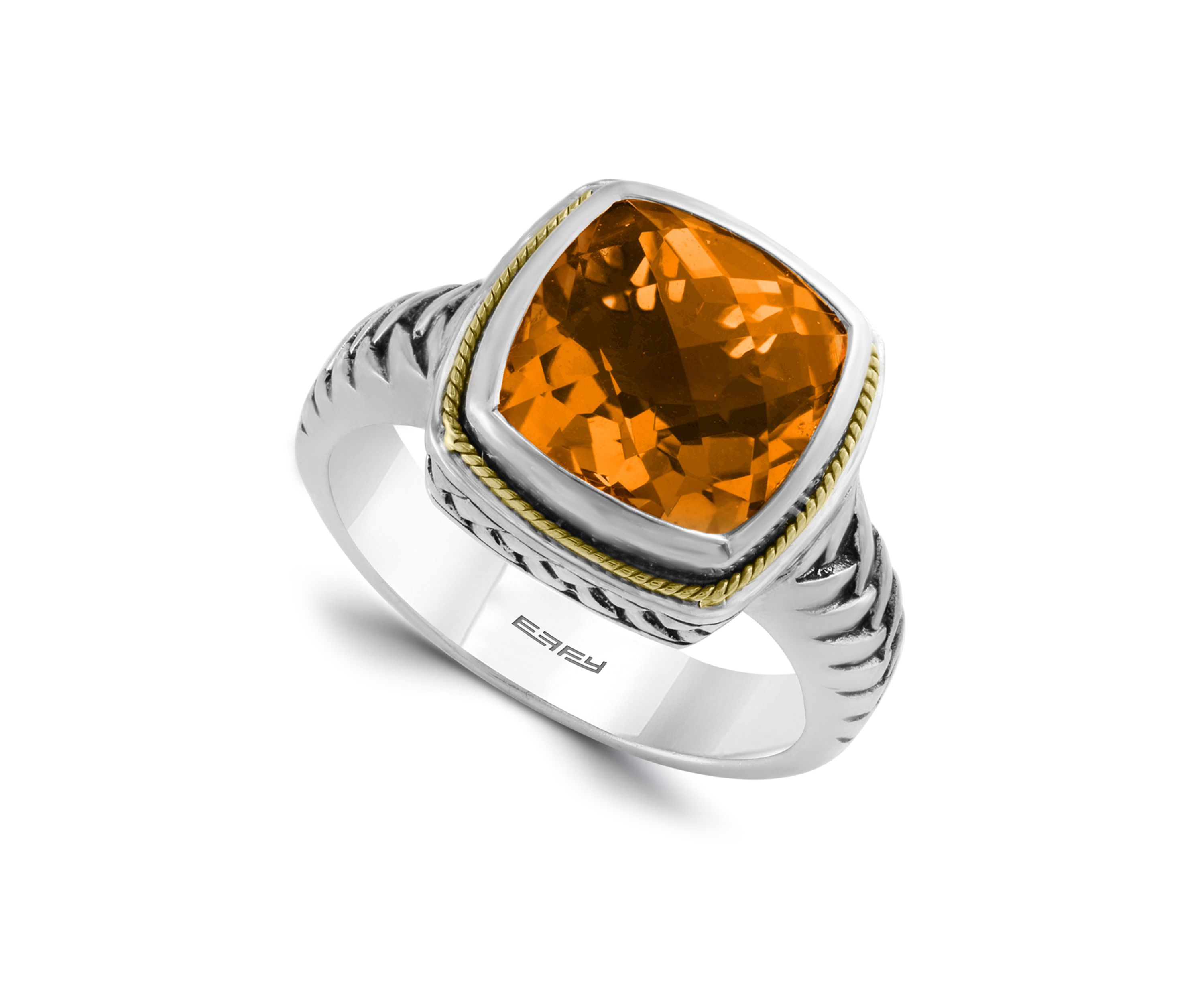 4 ct. t.w. Citrine Ring in Sterling Silver 
