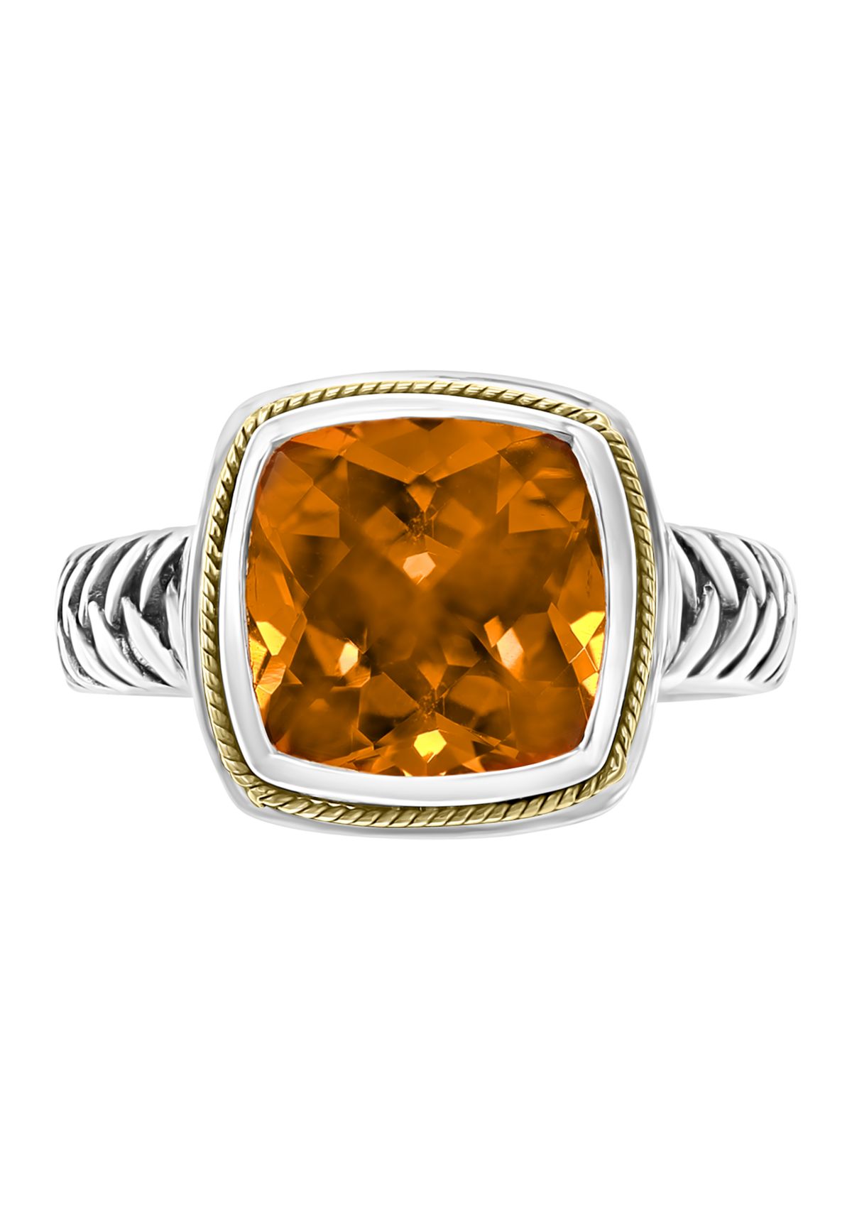 4 ct. t.w. Citrine Ring in Sterling Silver 