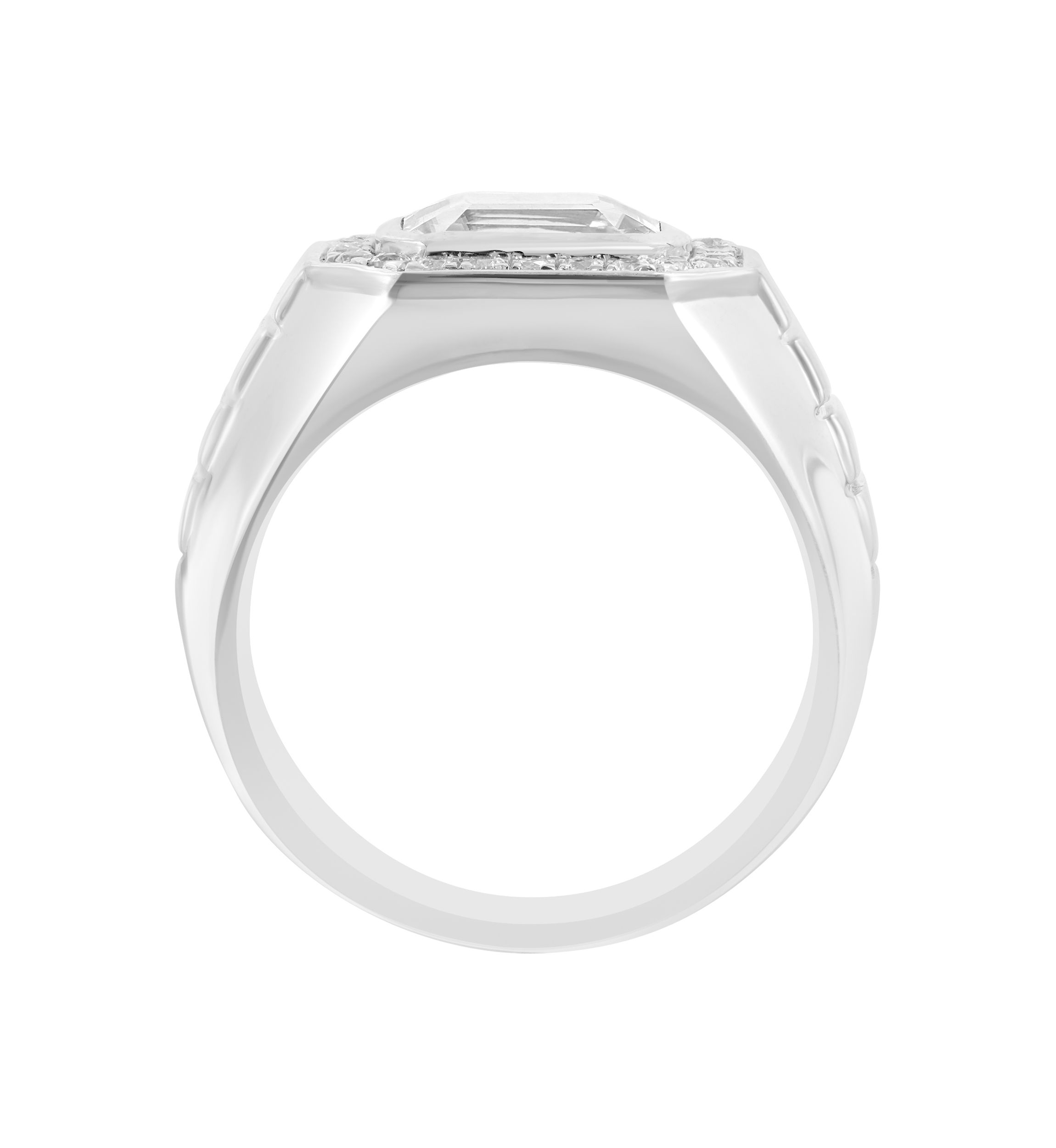 Sterling Silver Zircon Ring 