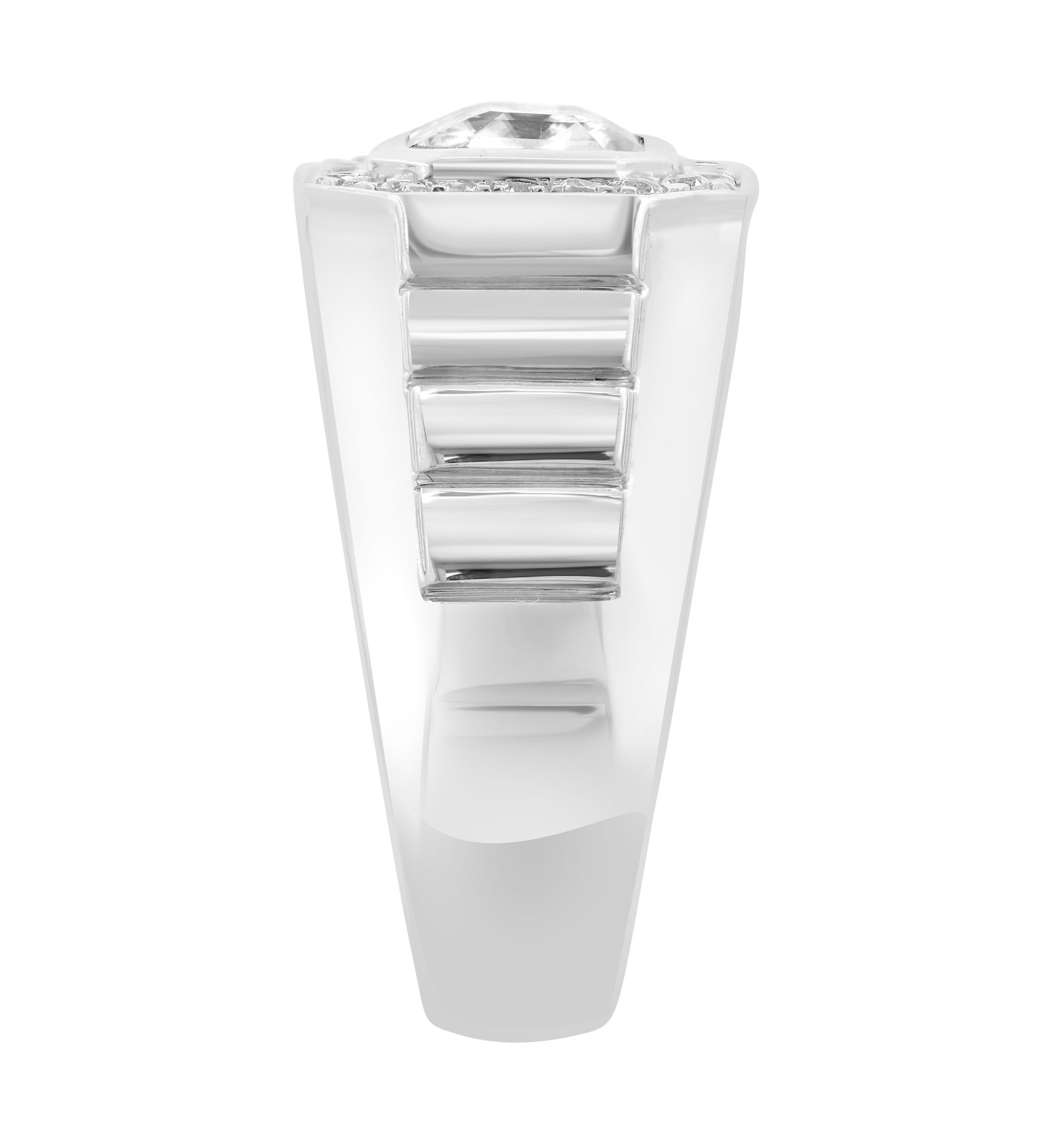 Sterling Silver Zircon Ring 