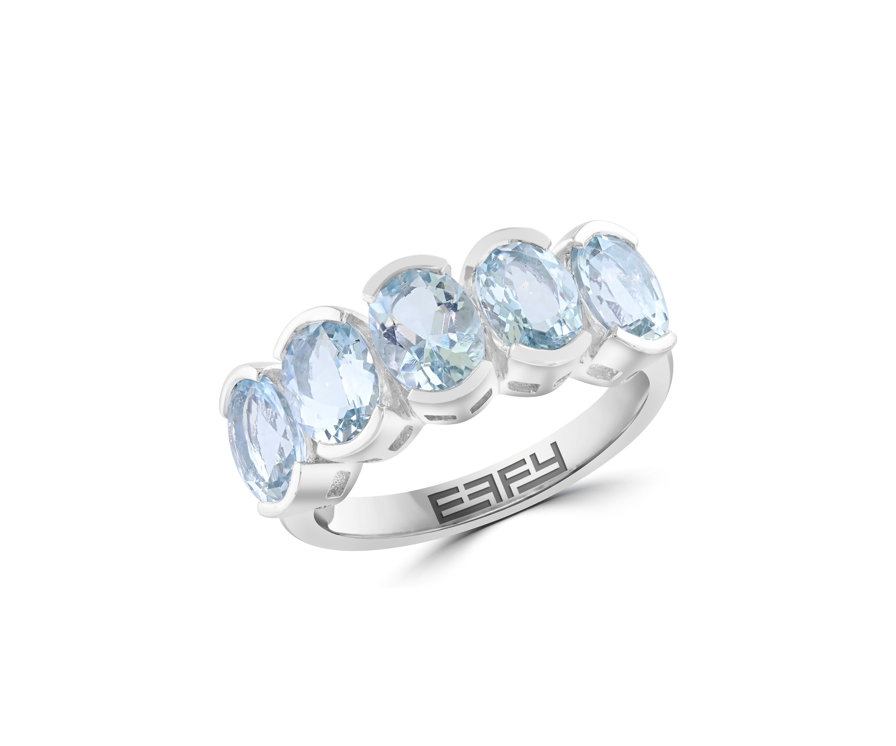 3.32 ct. t.w. Aquamarine Ring in Sterling Silver