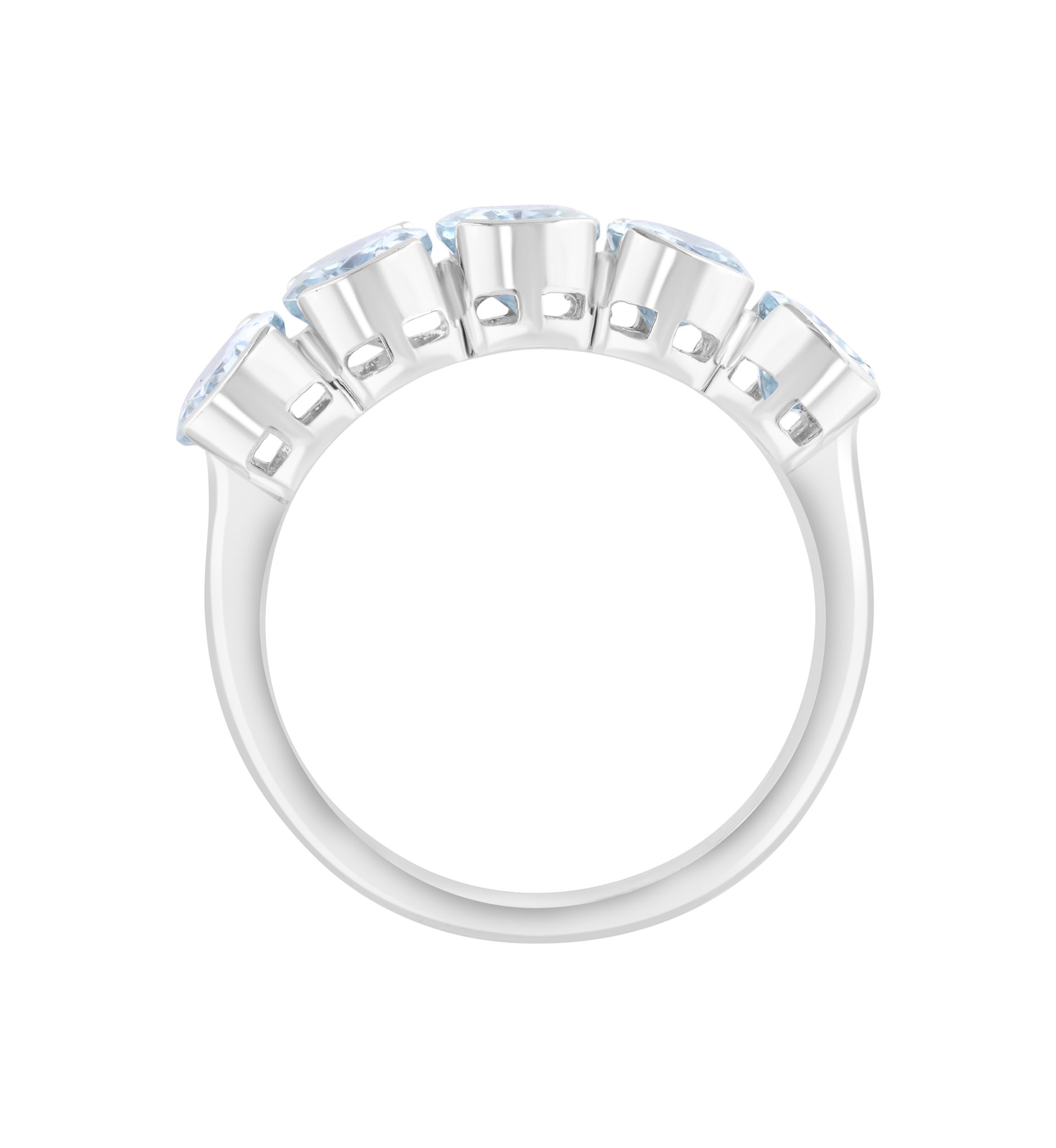 3.32 ct. t.w. Aquamarine Ring in Sterling Silver
