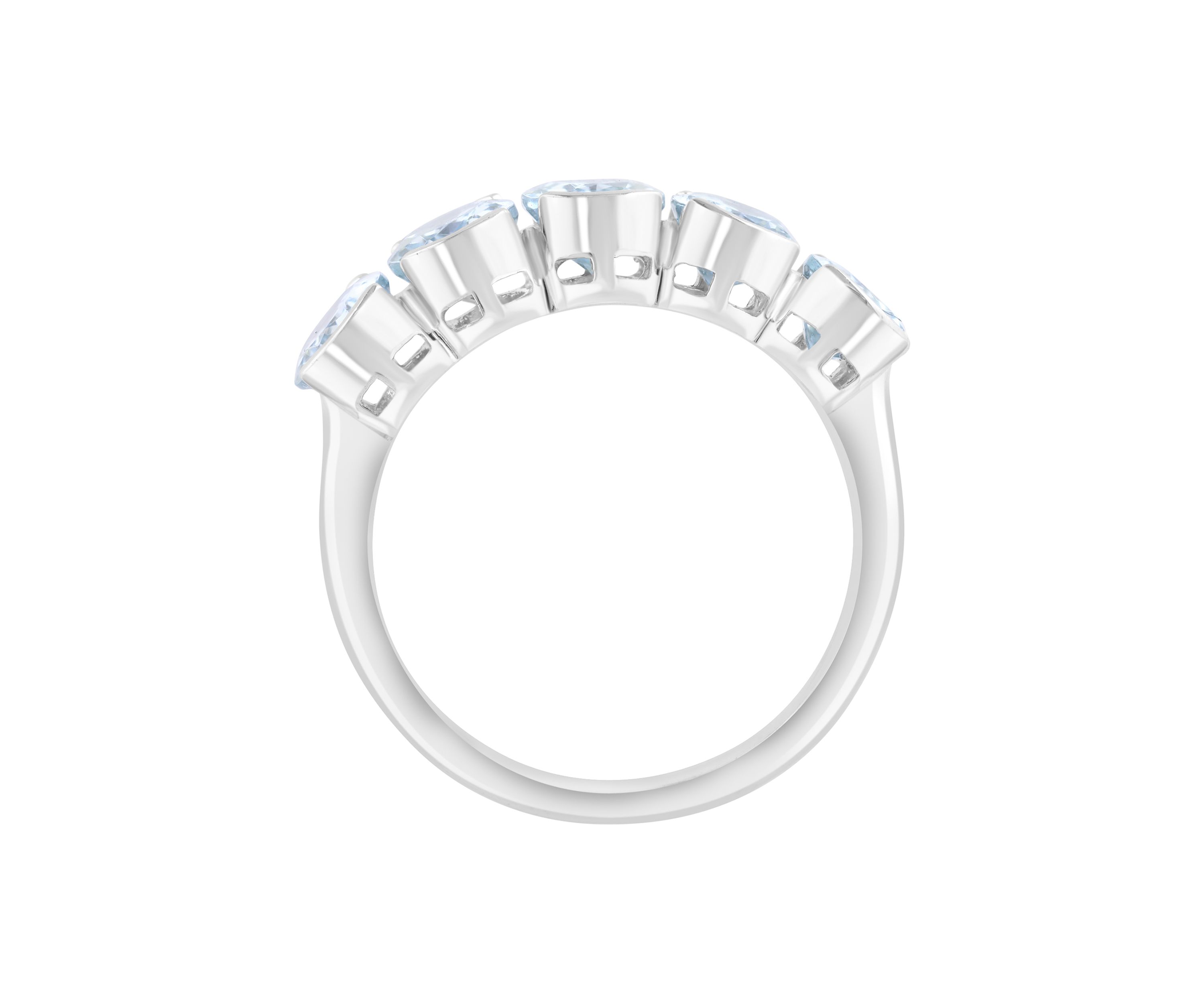 3.32 ct. t.w. Aquamarine Ring in Sterling Silver