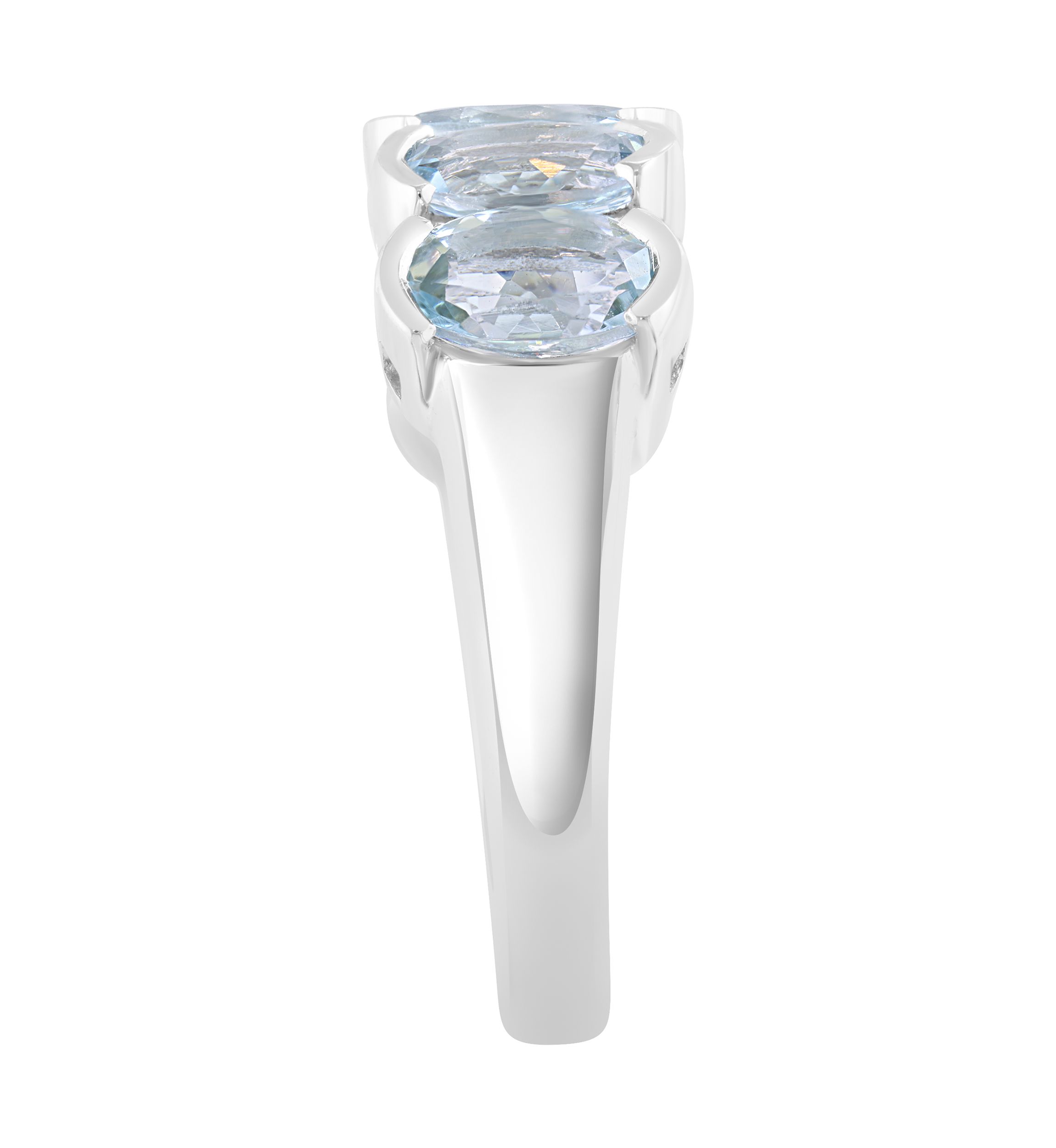 3.32 ct. t.w. Aquamarine Ring in Sterling Silver