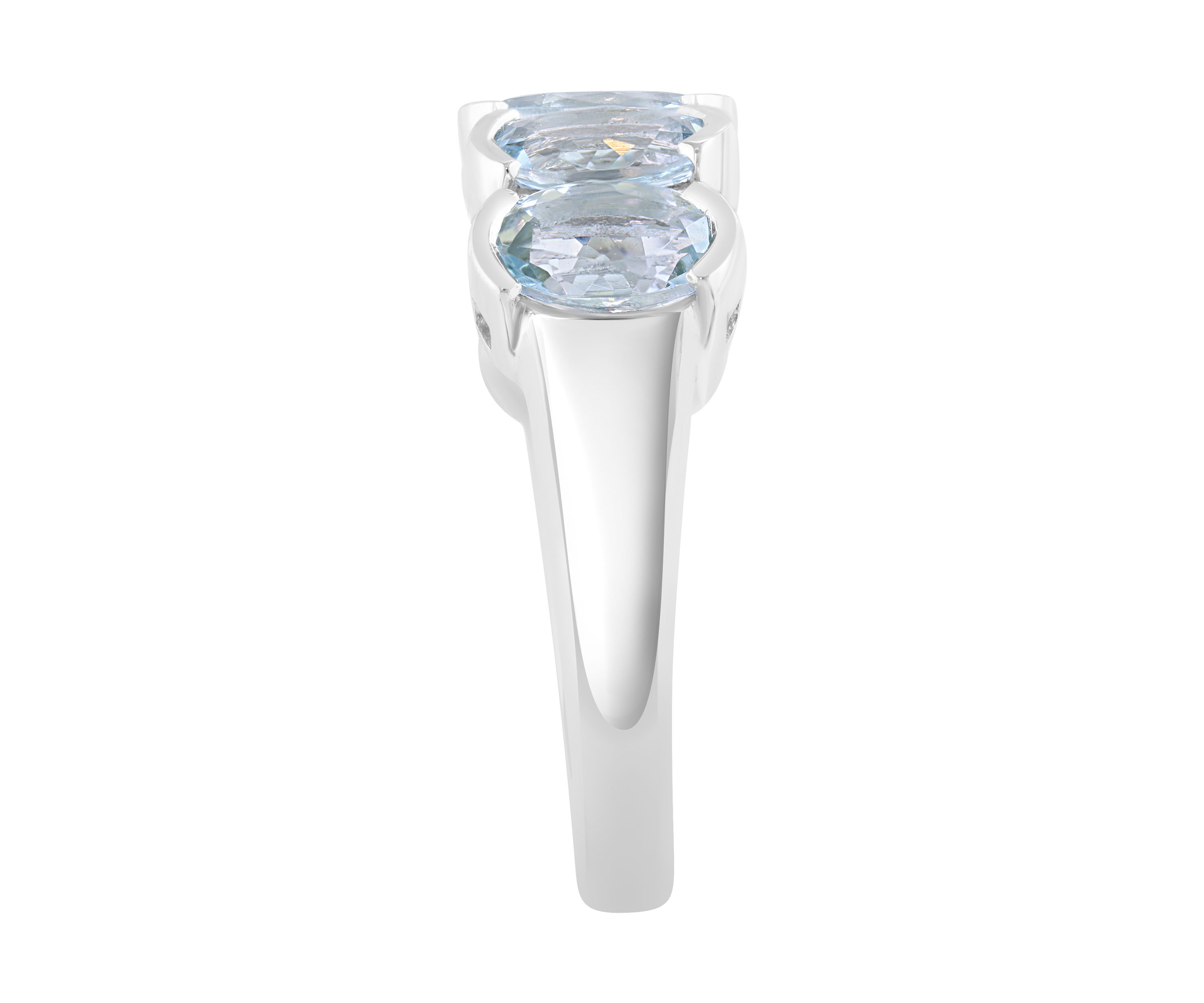 3.32 ct. t.w. Aquamarine Ring in Sterling Silver