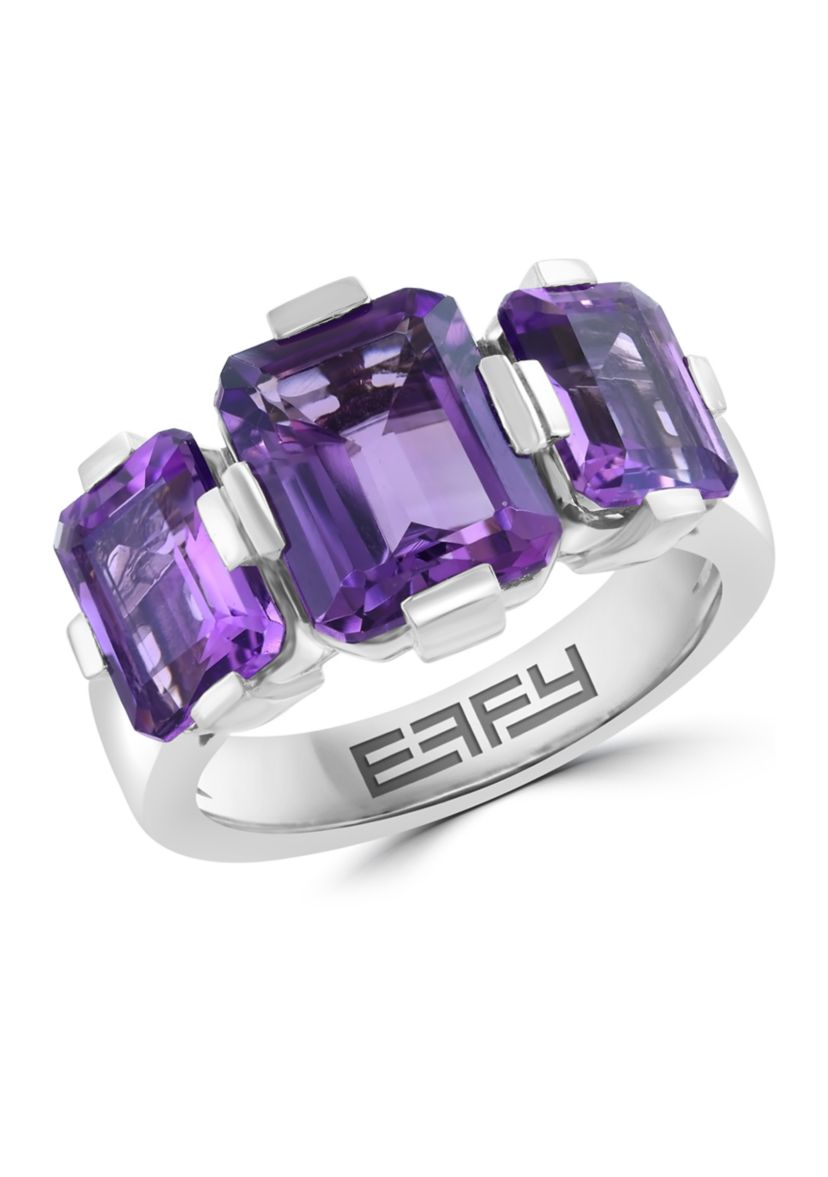 5.7 ct. t.w. Amethyst Ring in Sterling Silver