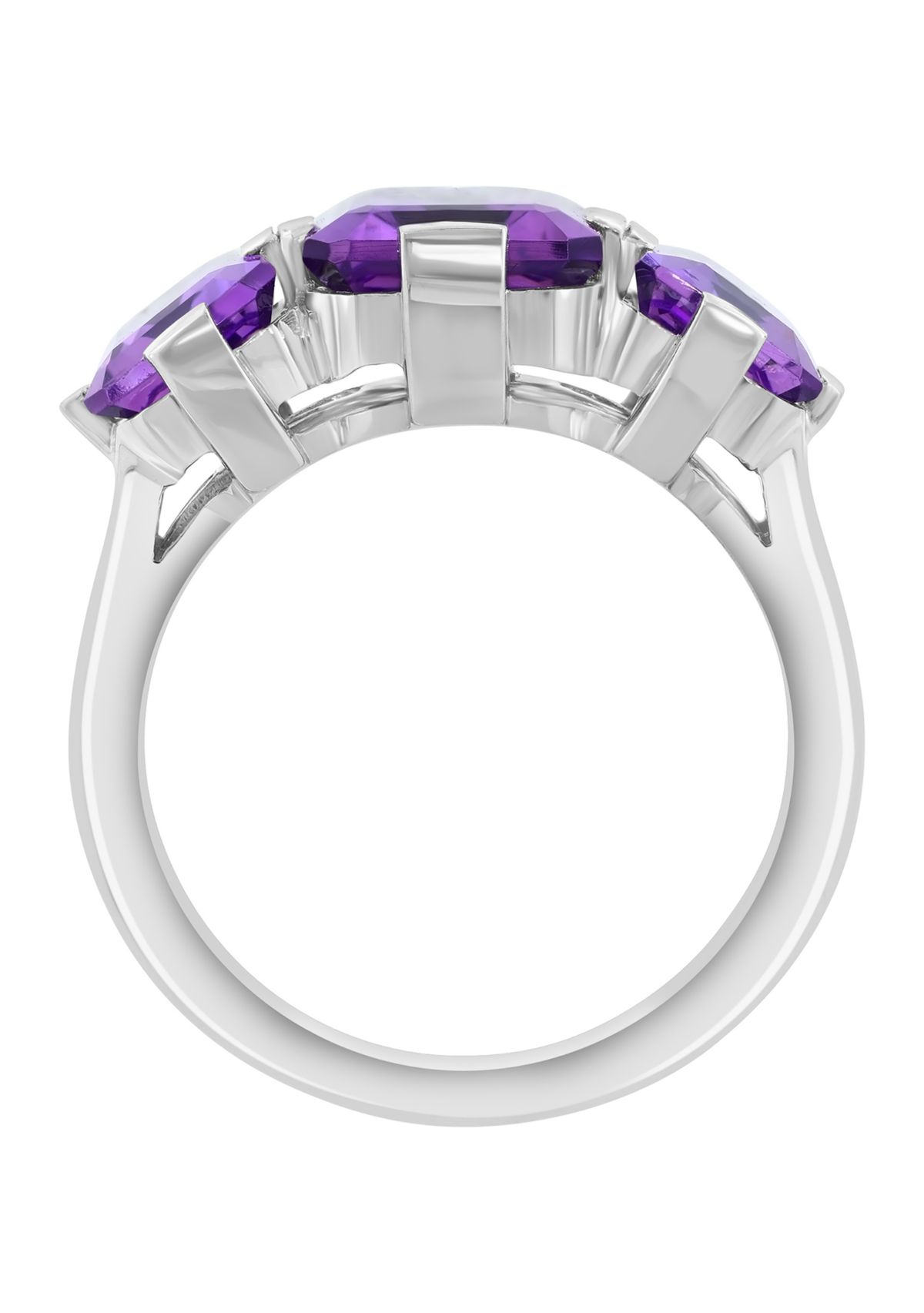 5.7 ct. t.w. Amethyst Ring in Sterling Silver