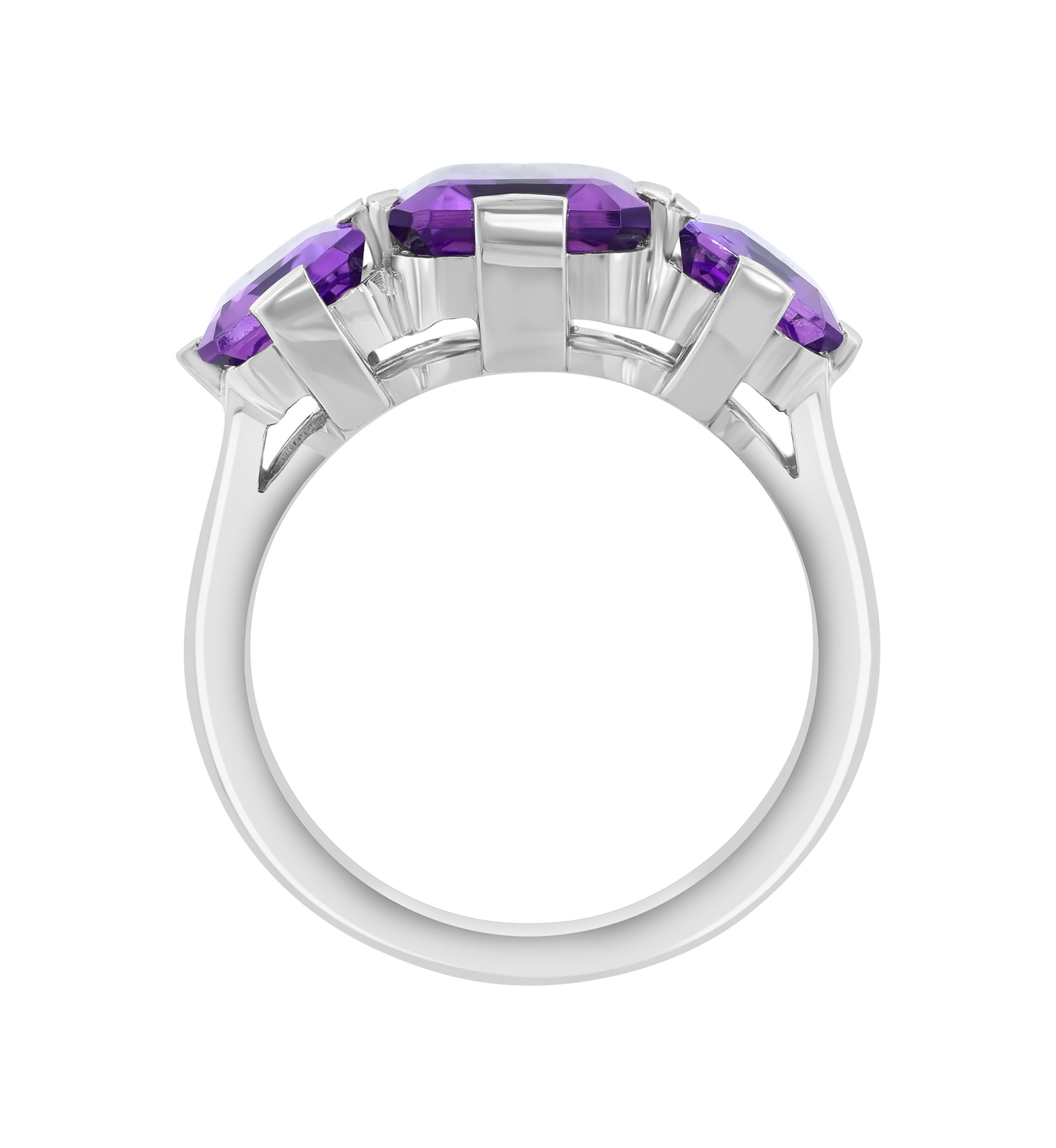 5.7 ct. t.w. Amethyst Ring in Sterling Silver