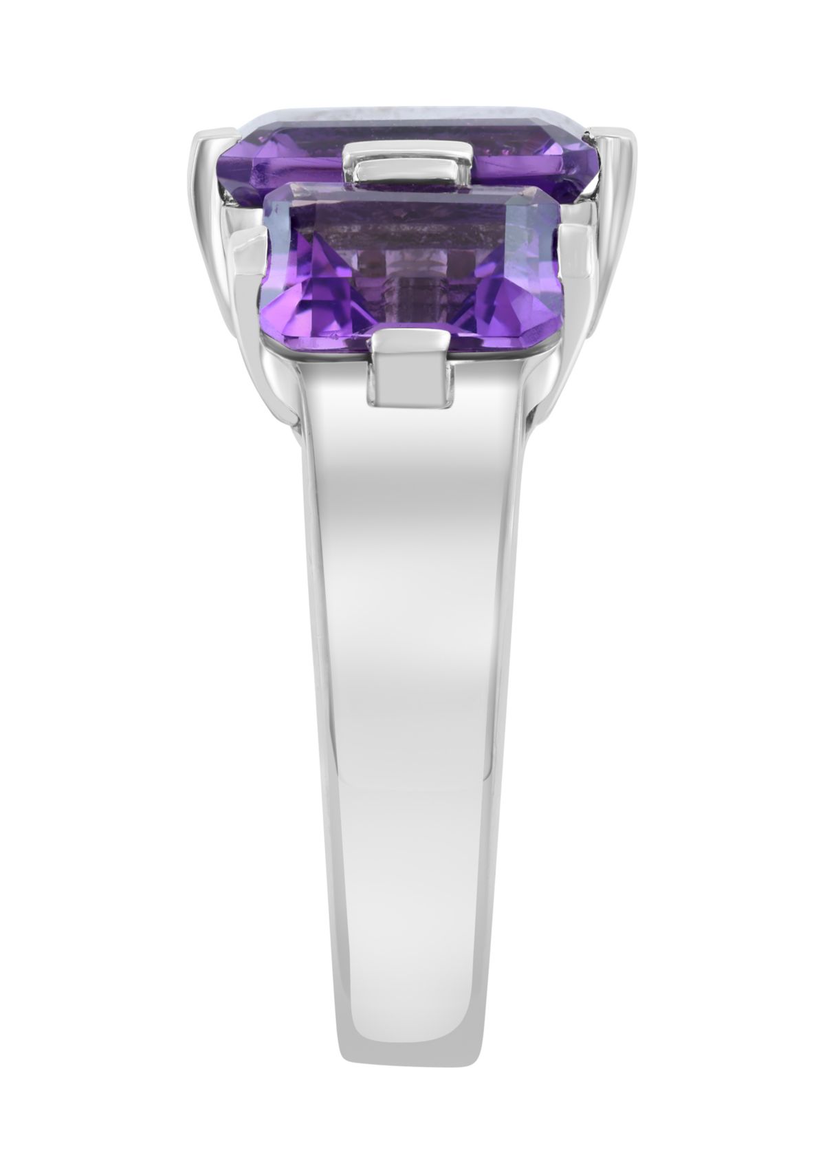 5.7 ct. t.w. Amethyst Ring in Sterling Silver