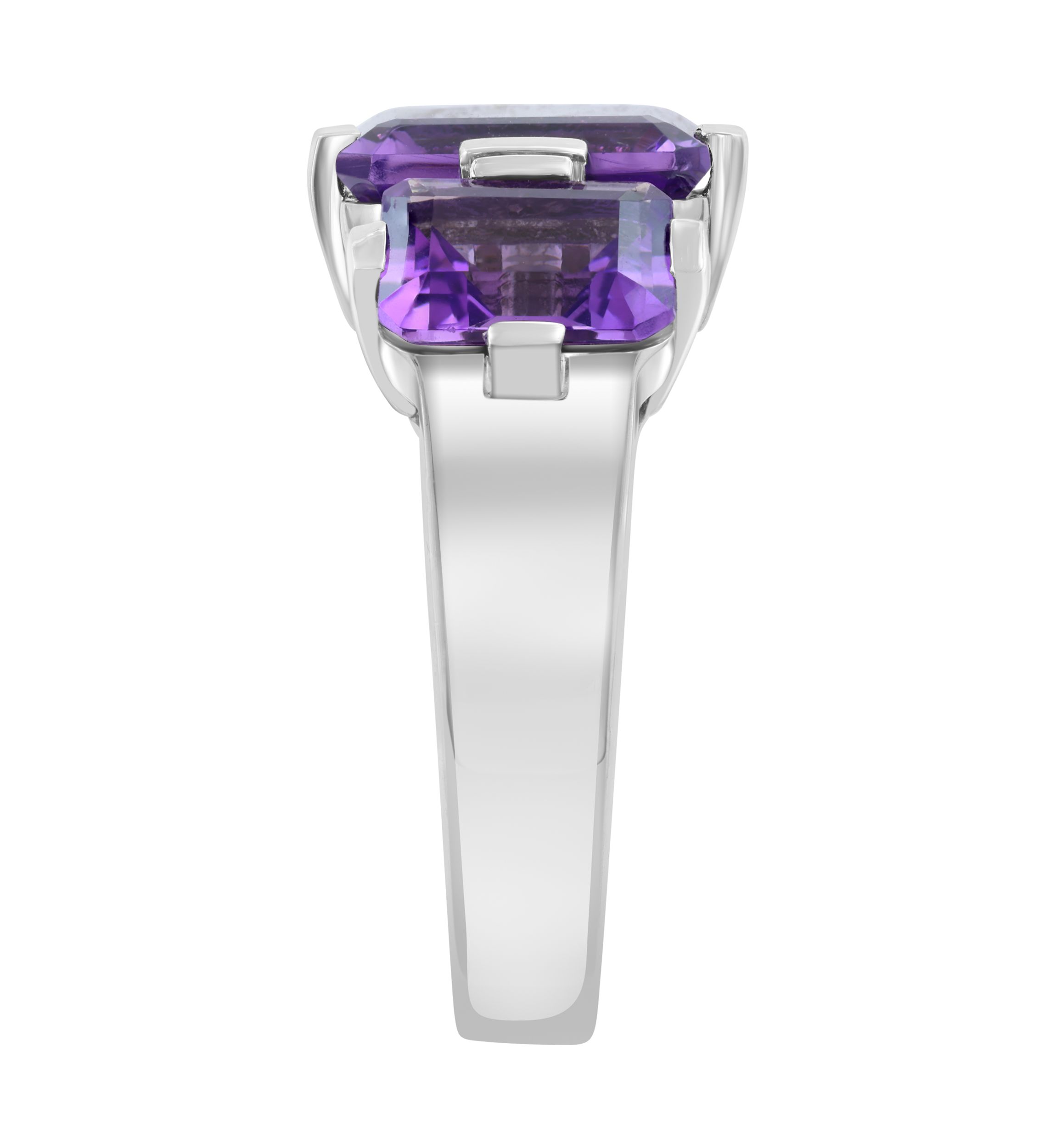 5.7 ct. t.w. Amethyst Ring in Sterling Silver