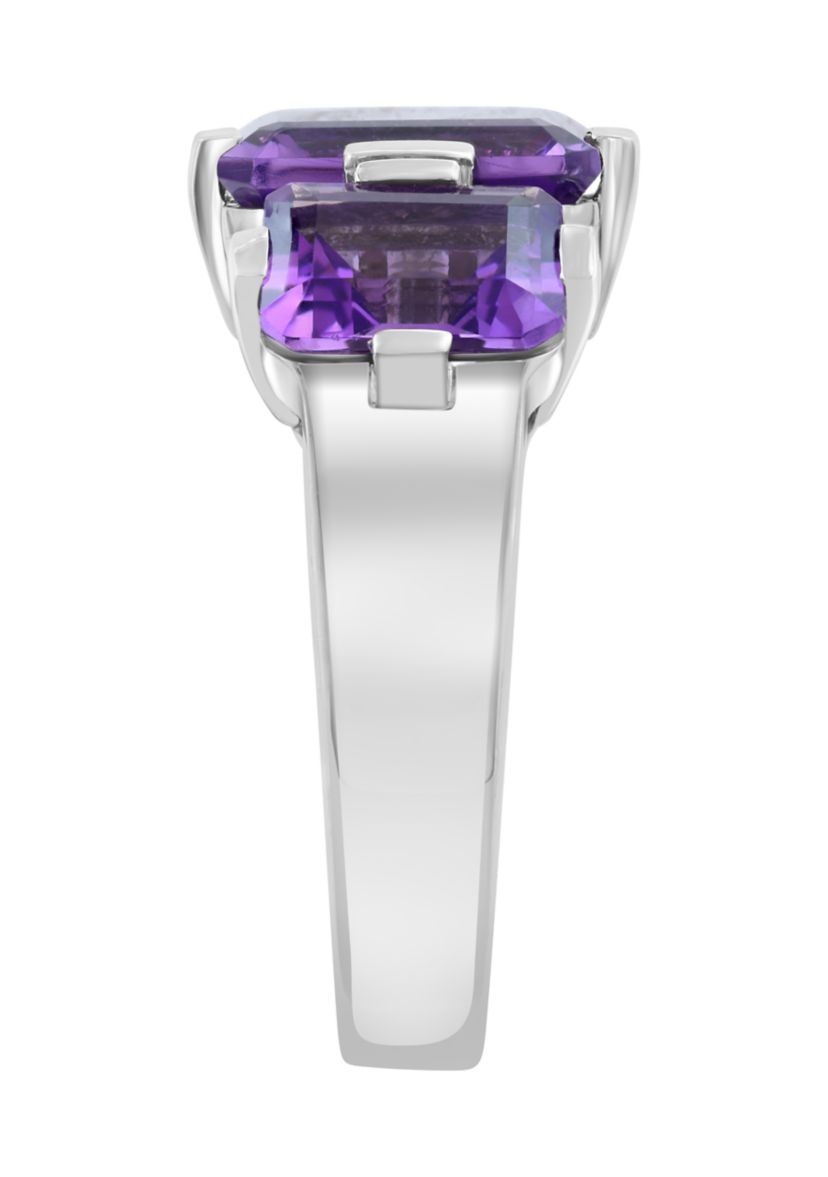 5.7 ct. t.w. Amethyst Ring in Sterling Silver