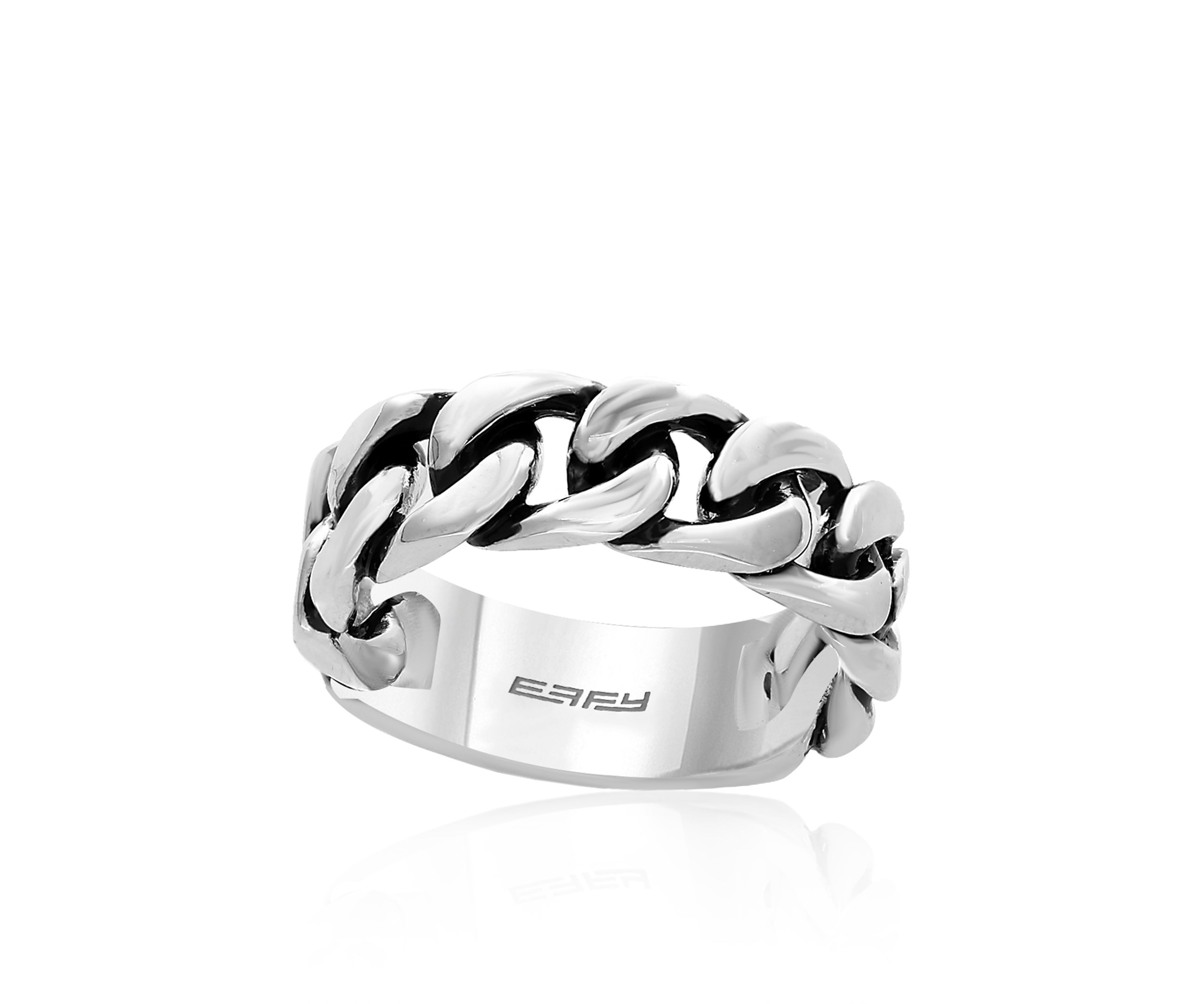 Link Ring in Sterling Silver