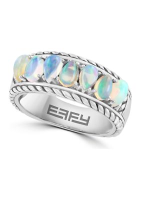 Effy Ethiopian Opal Ring In Sterling Silver