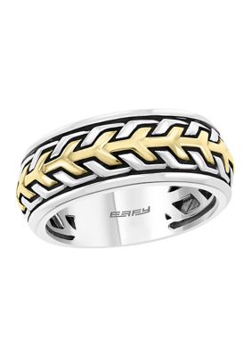 Effy Men's Gold-Plated Sterling Silver Ring, 10 -  0617892713040