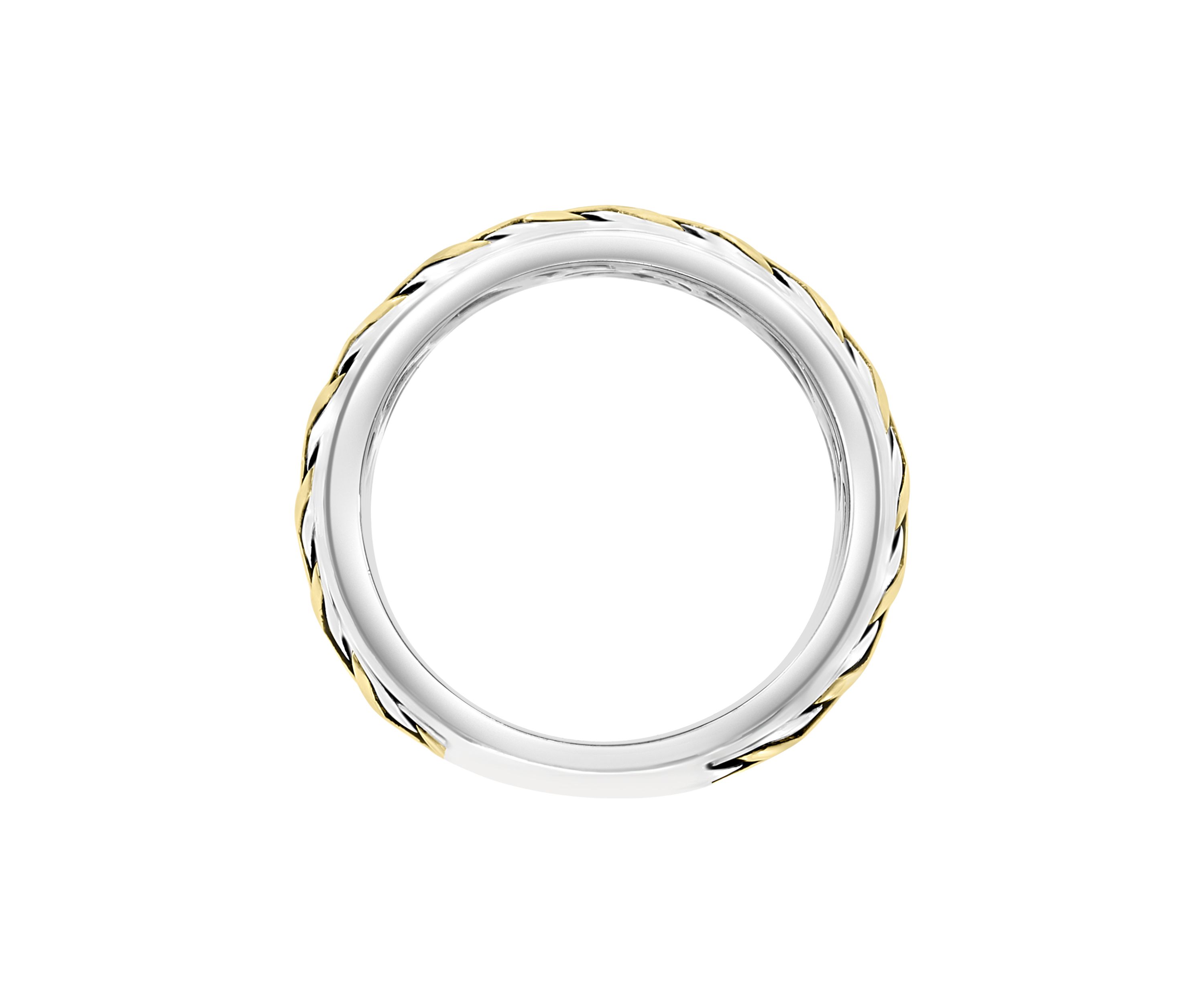 Mens Gold-Plated Sterling Silver Ring 