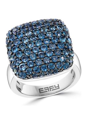 Effy 3.36 Ct. T.w. Blue Topaz Ring In Sterling Silver