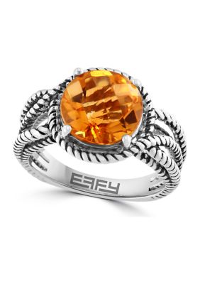 Effy Citrine Ring In Sterling Silver