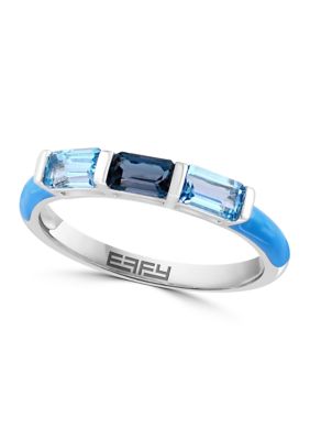 Effy Blue Topaz Ring in Sterling Silver, 7