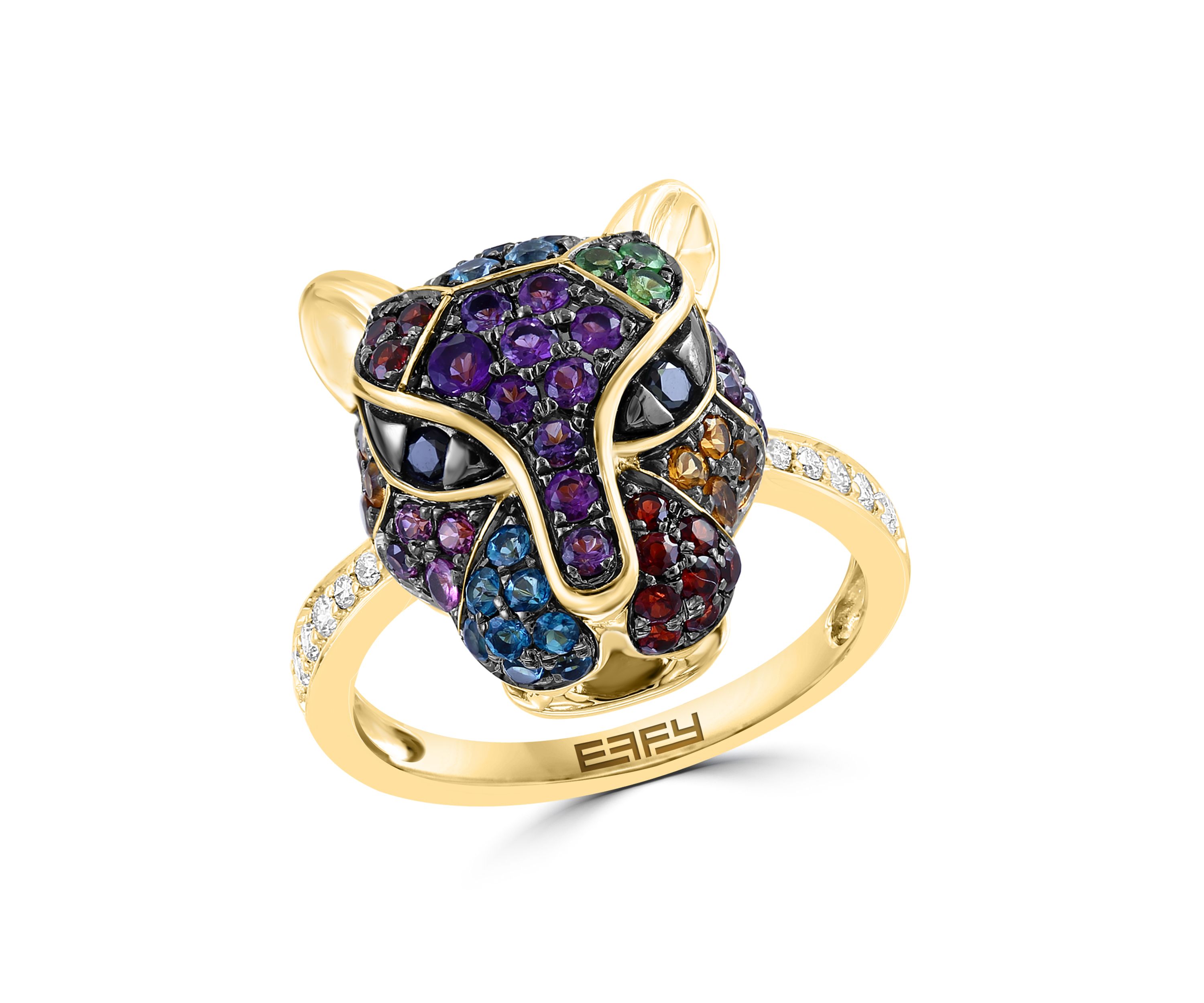 1/10 ct. t.w. Diamond, Multi Stone Ring in 14K Yellow Gold