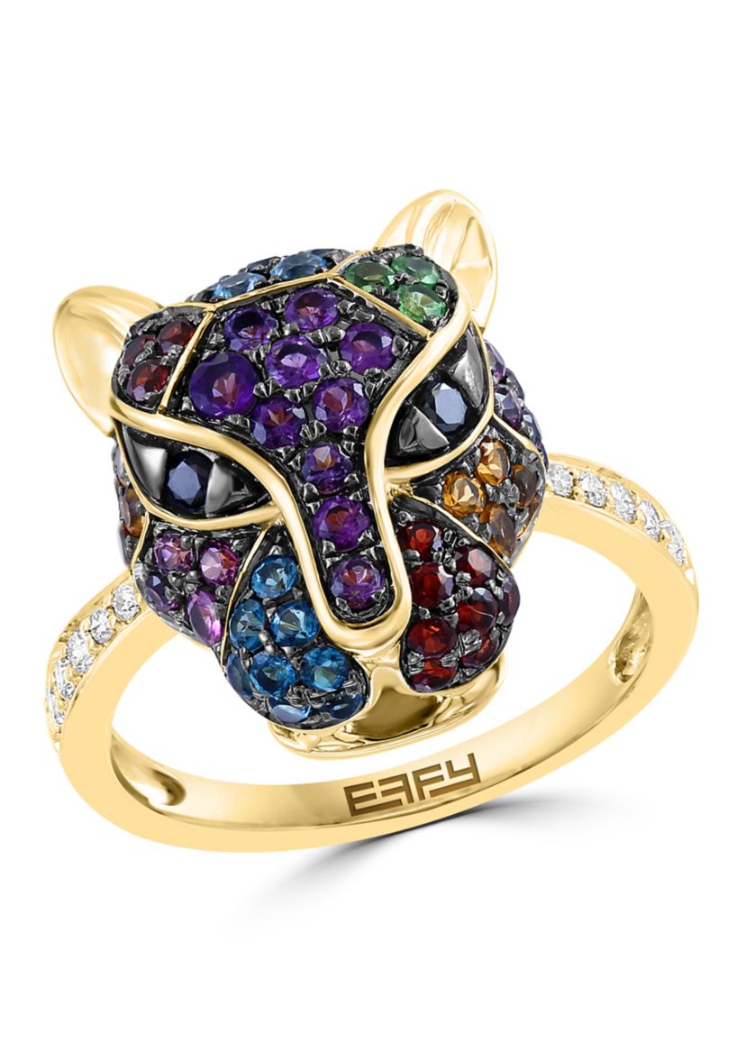 1/10 ct. t.w. Diamond, Multi Stone Ring in 14K Yellow Gold