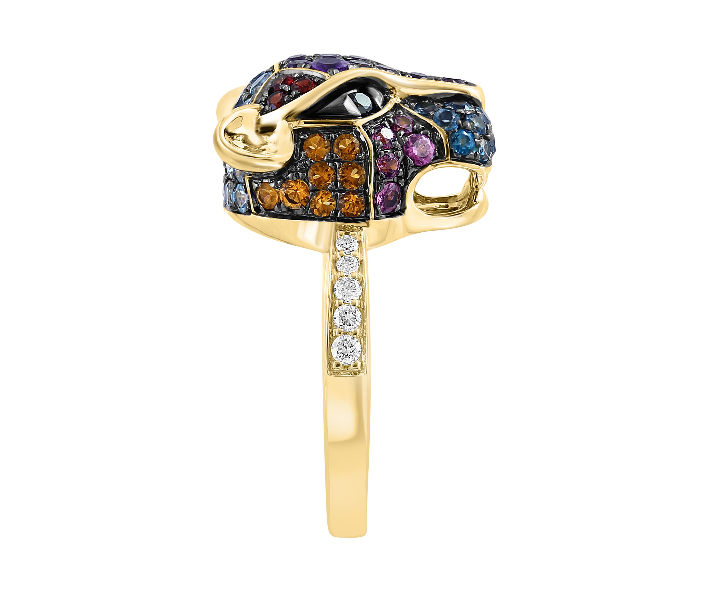 1/10 ct. t.w. Diamond, Multi Stone Ring in 14K Yellow Gold