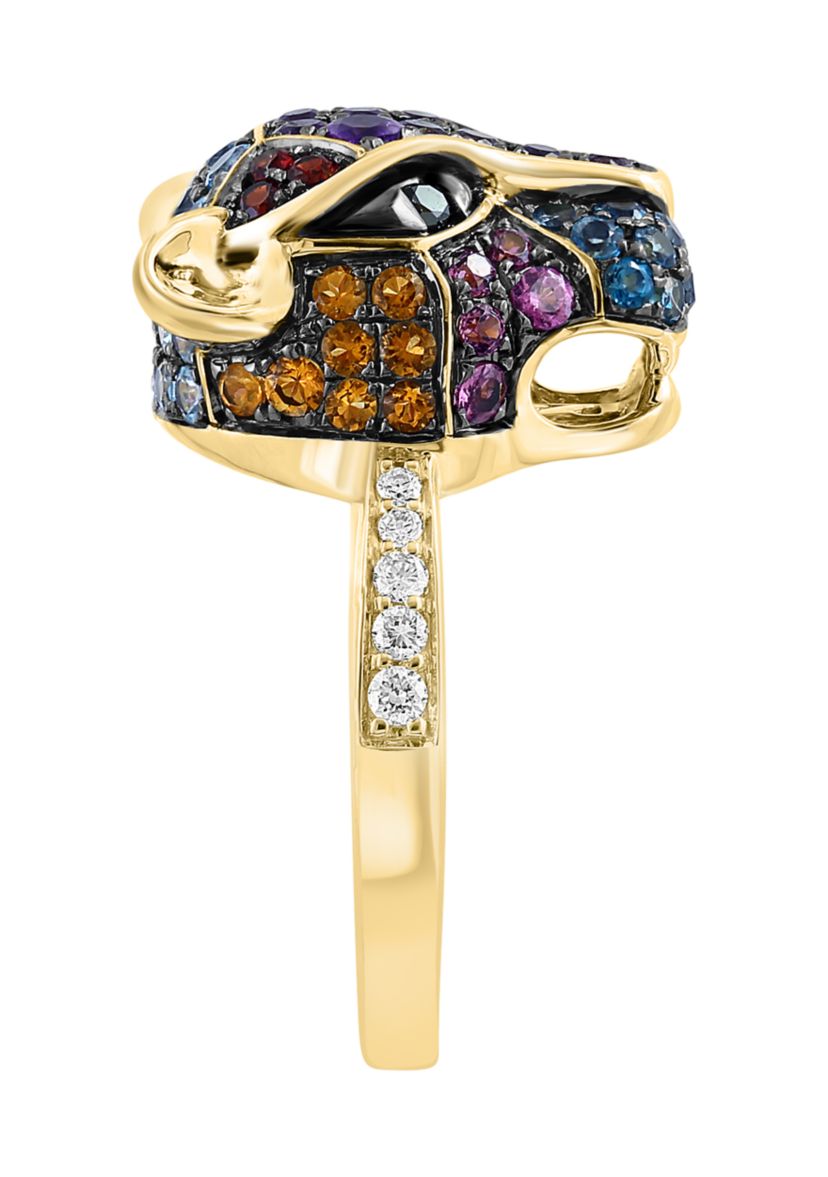 1/10 ct. t.w. Diamond, Multi Stone Ring in 14K Yellow Gold