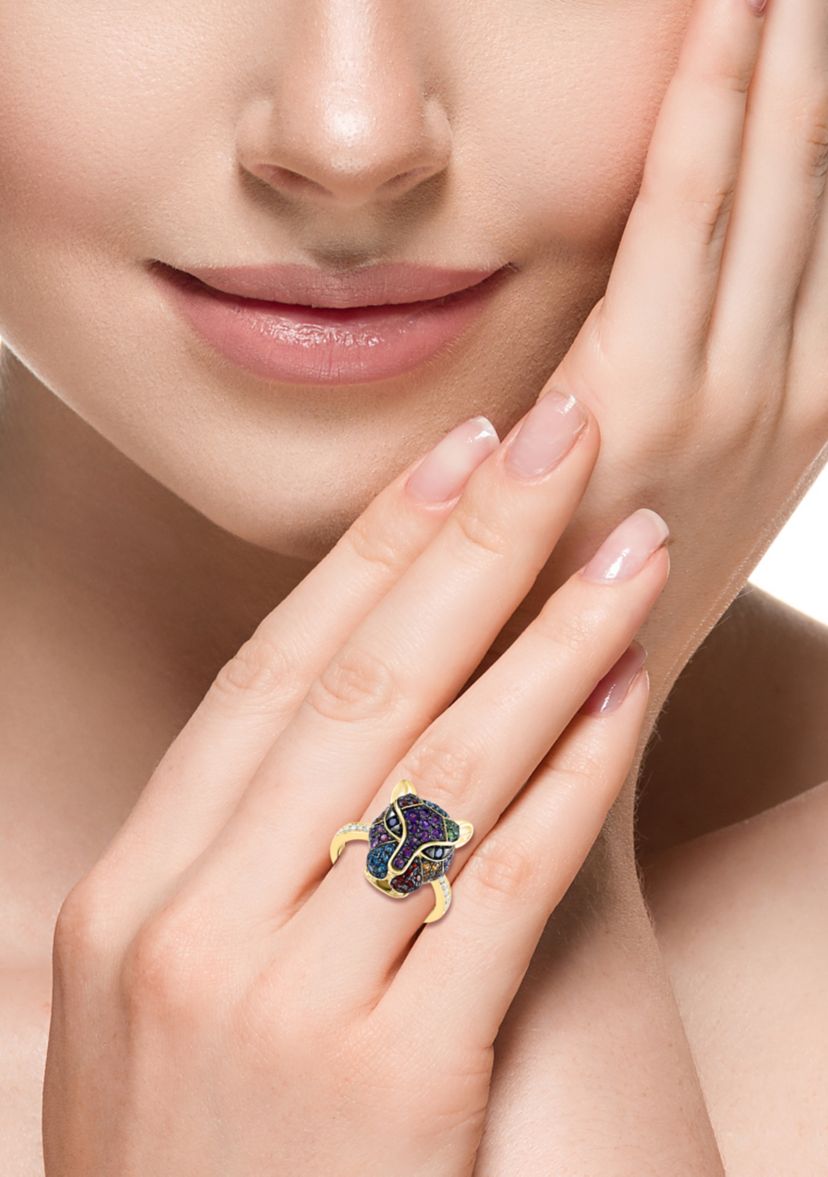 1/10 ct. t.w. Diamond, Multi Stone Ring in 14K Yellow Gold