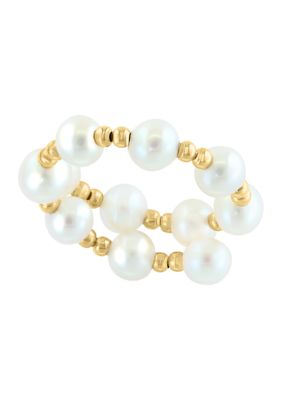 Effy 14K Yellow Gold Freshwater Pearl Ring