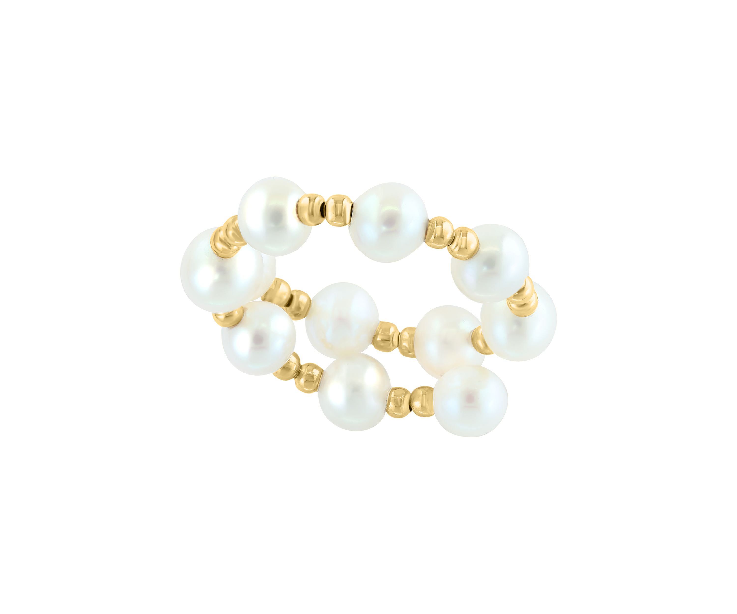 14K Yellow Gold Freshwater Pearl Ring