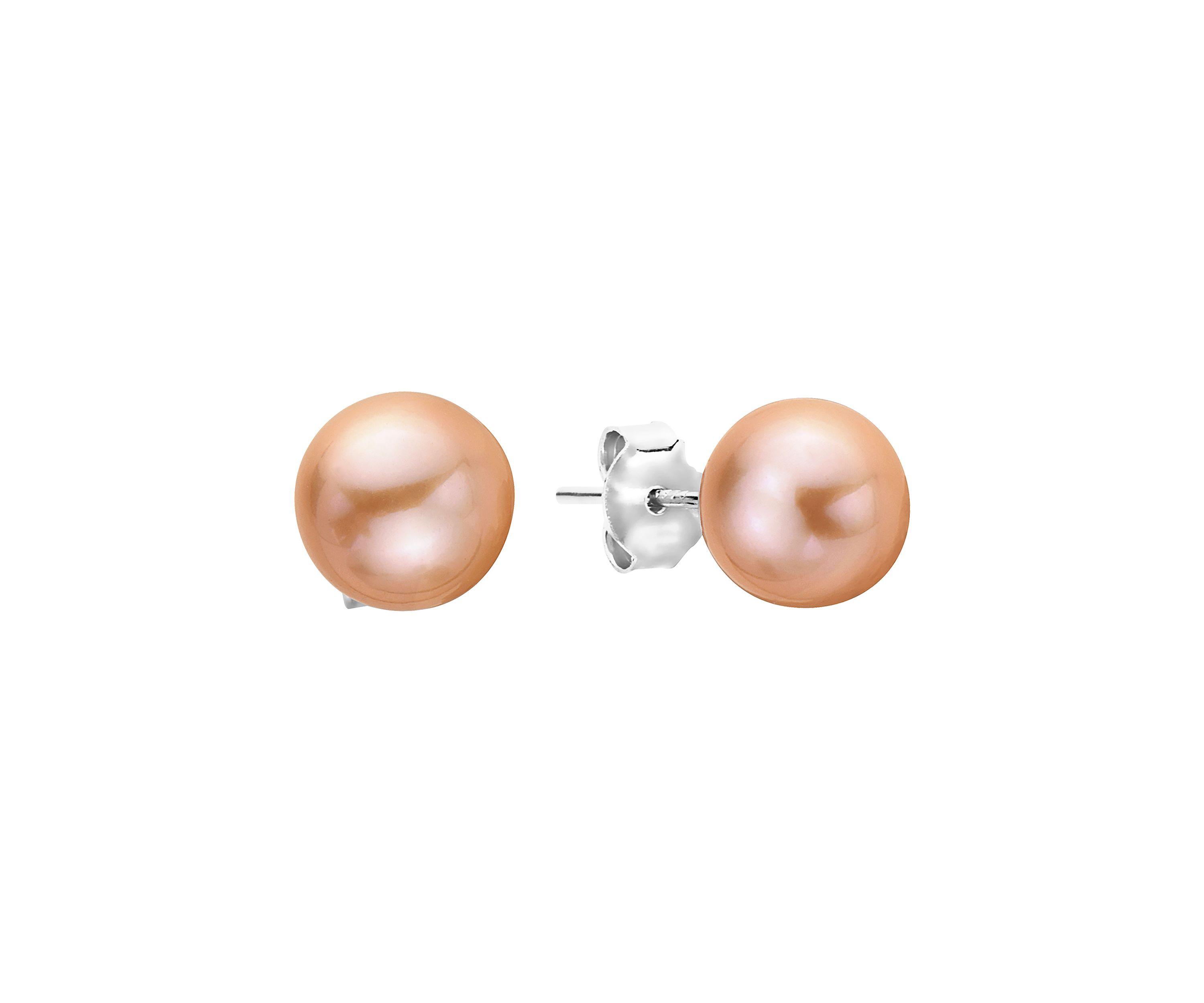 Sterling Silver Multi Hued Freshwater Pearl Set