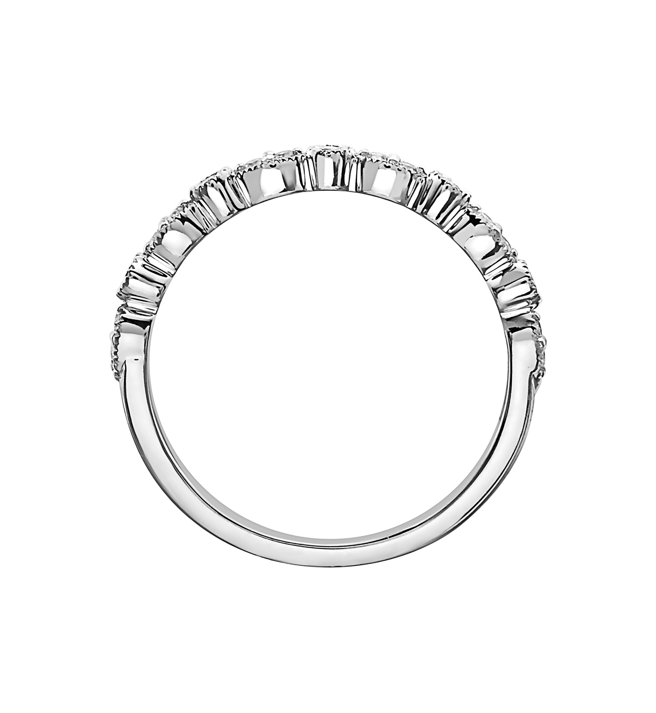 3/8 ct. t.w. Diamond, 1.4 ct. t.w. Morganite Ring in 14K White Gold