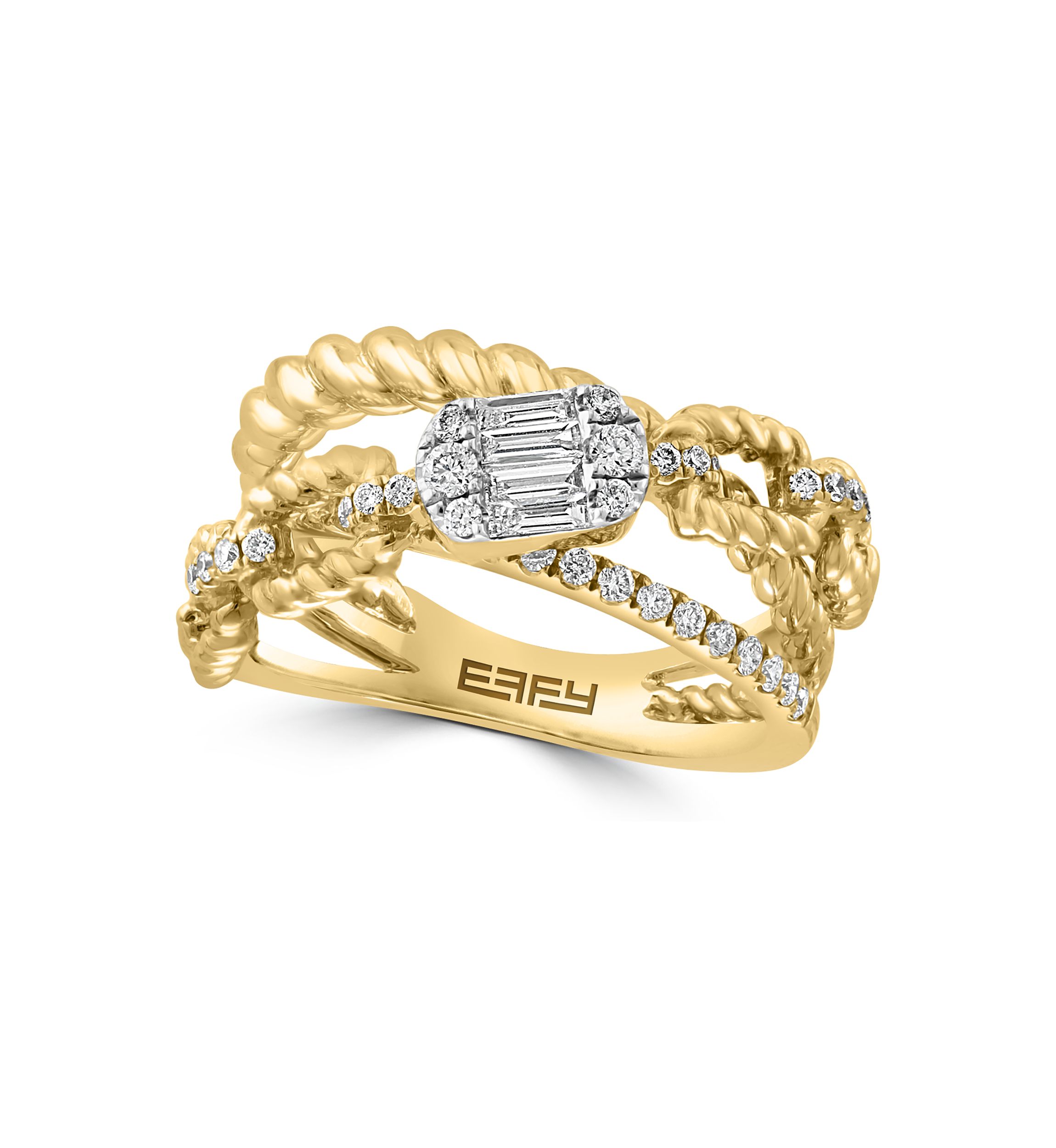 1/2 ct. t.w. Diamond Ring in 14K Yellow Gold 
