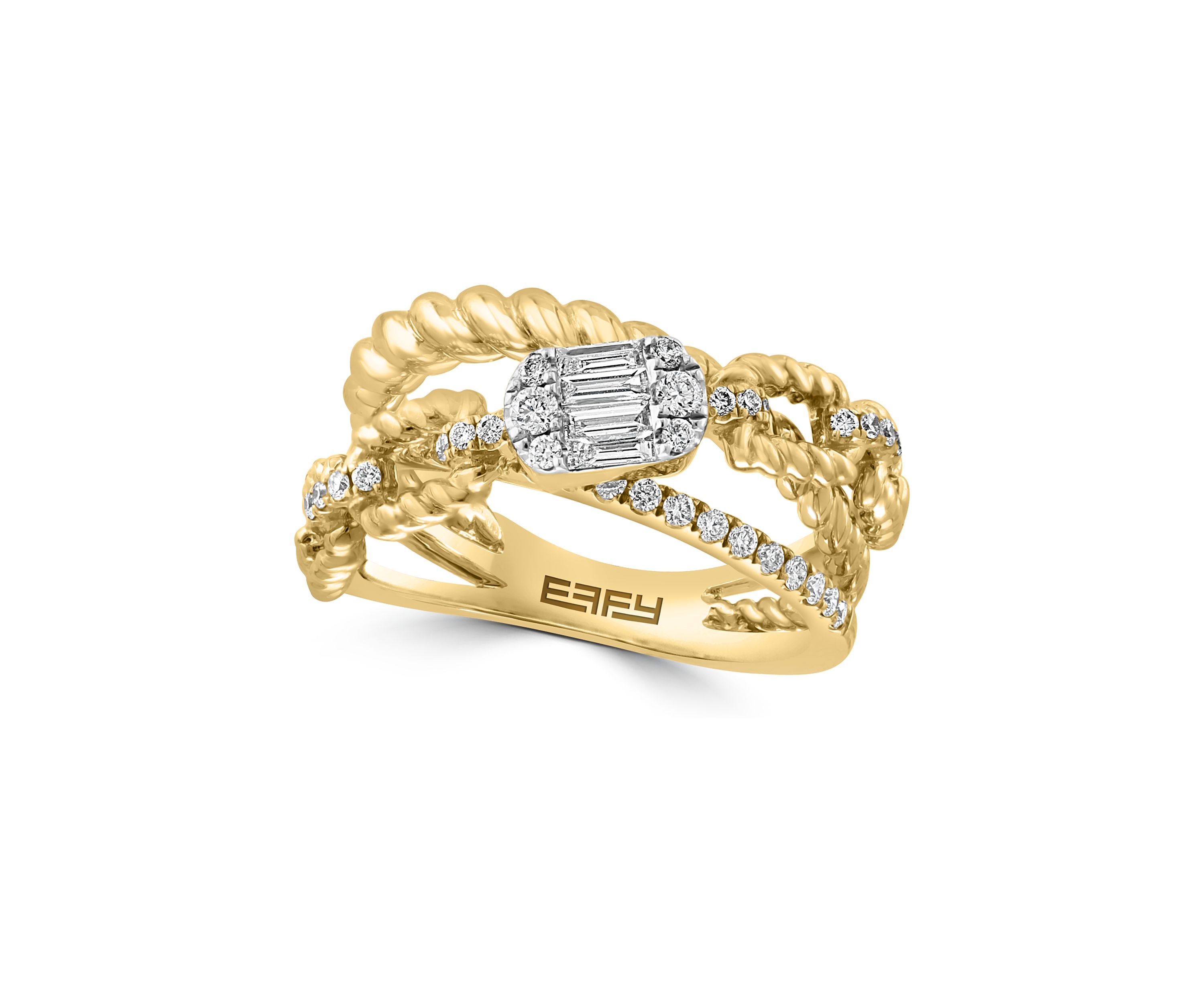 1/2 ct. t.w. Diamond Ring in 14K Yellow Gold 